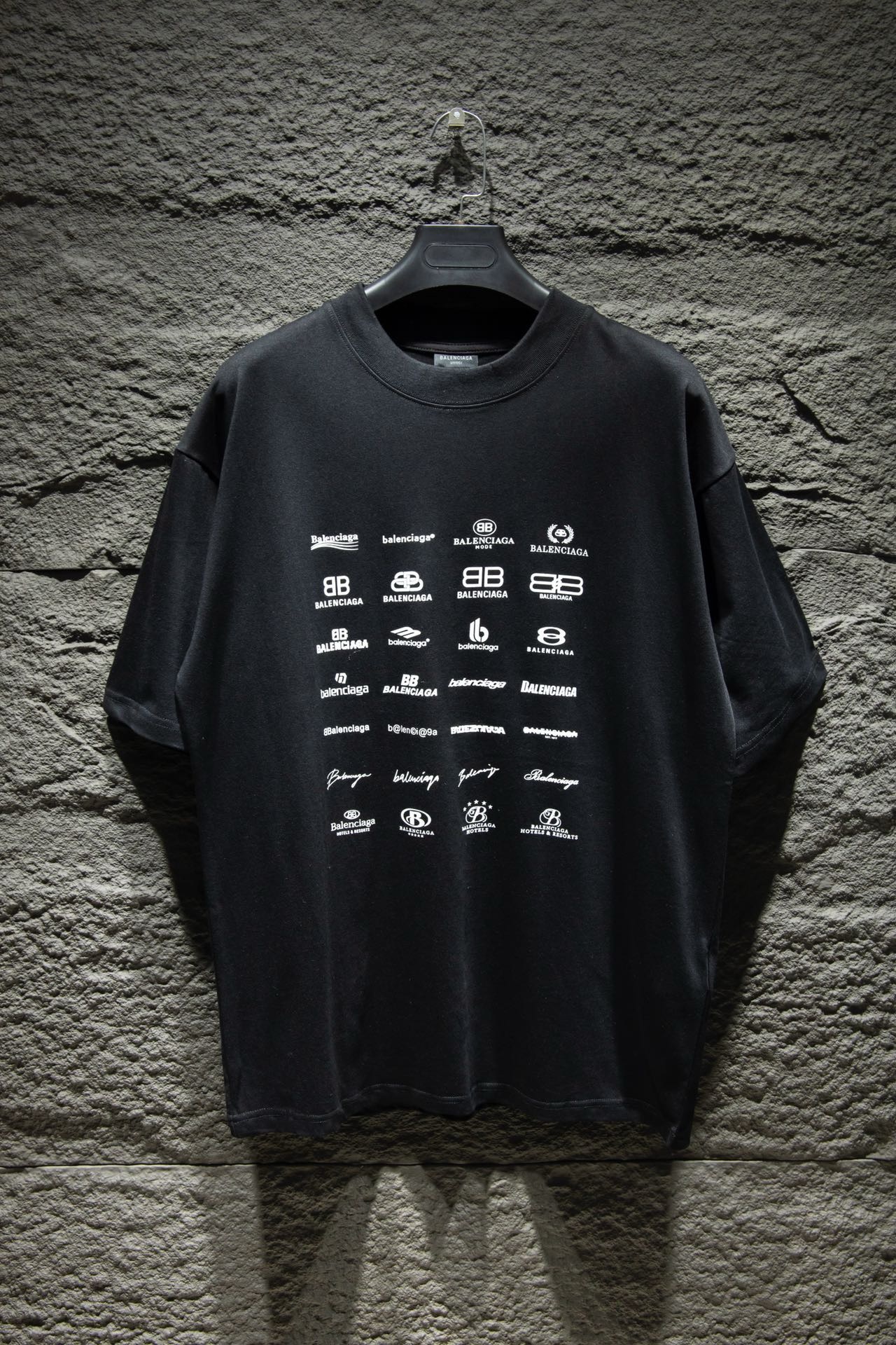 balenciaga letters designs tee