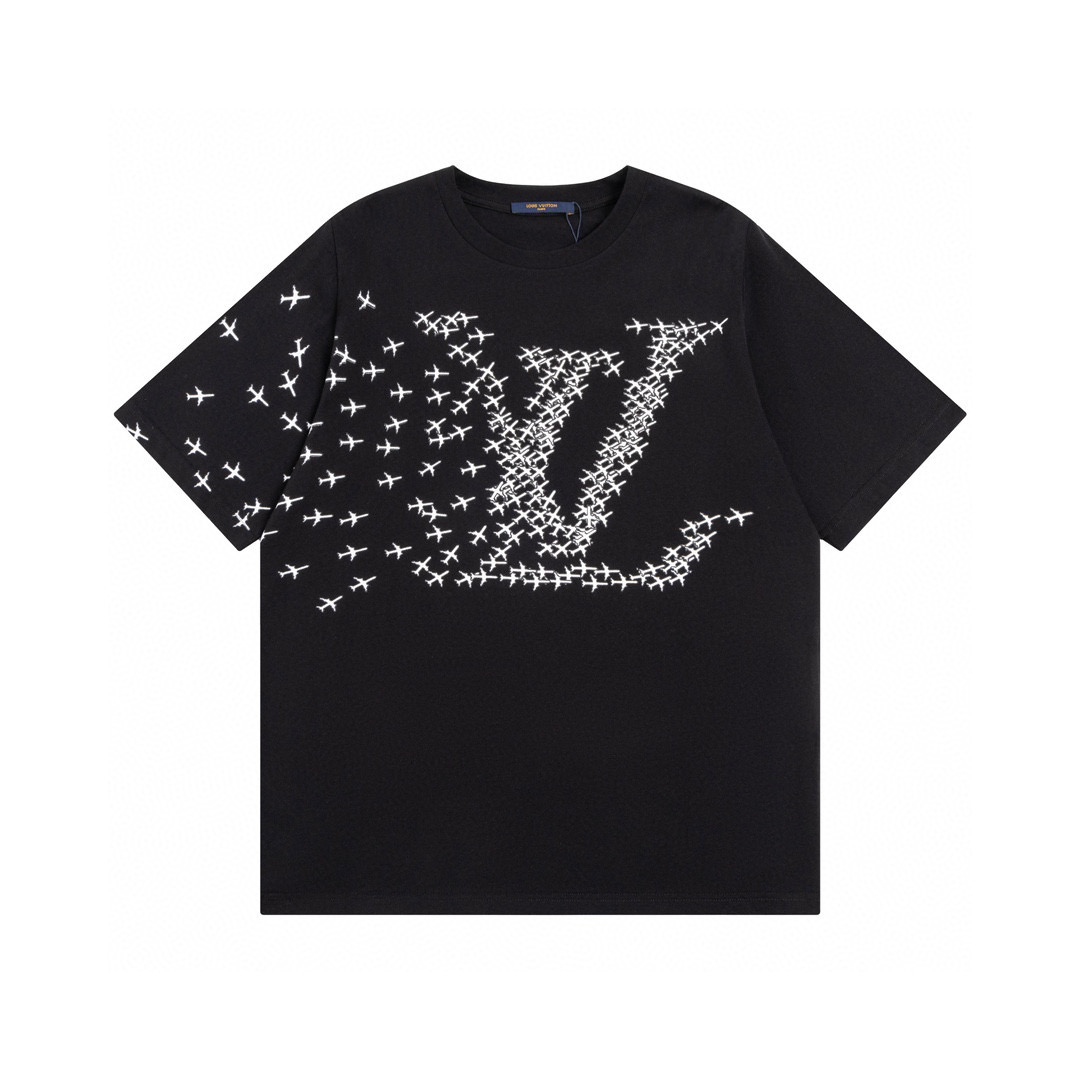 LV Airplane Logo Tee 2 Colors