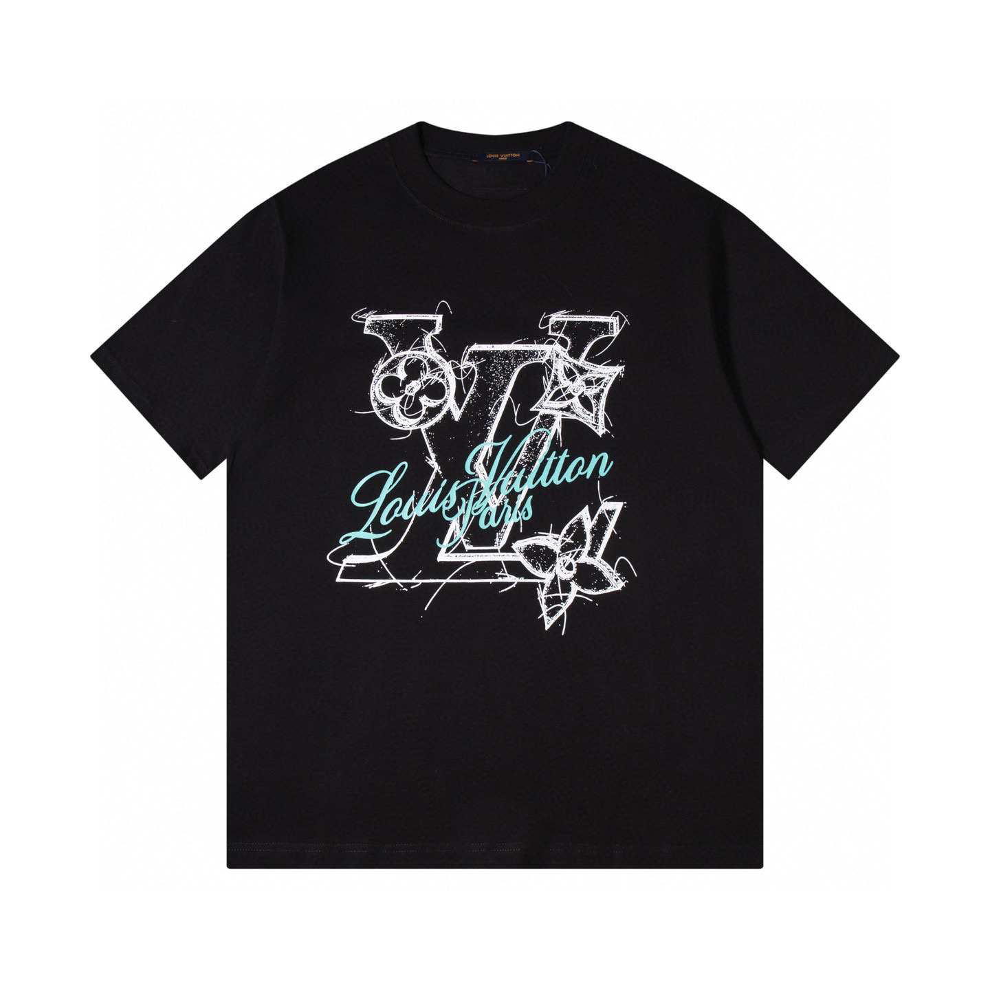LV 2025 SS Sketch Logo Tee 2 Colors