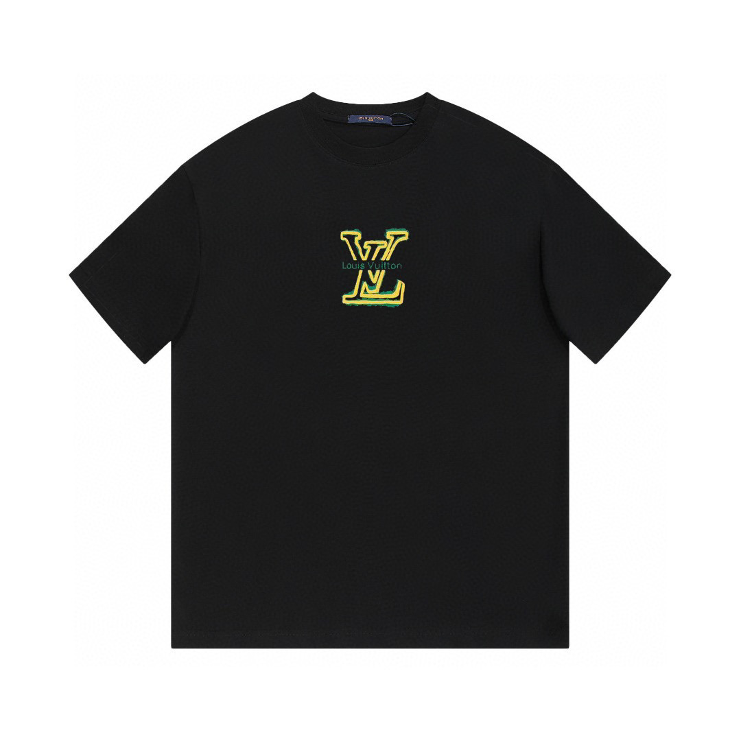 LV Yellow Logo Tee 2 Colors