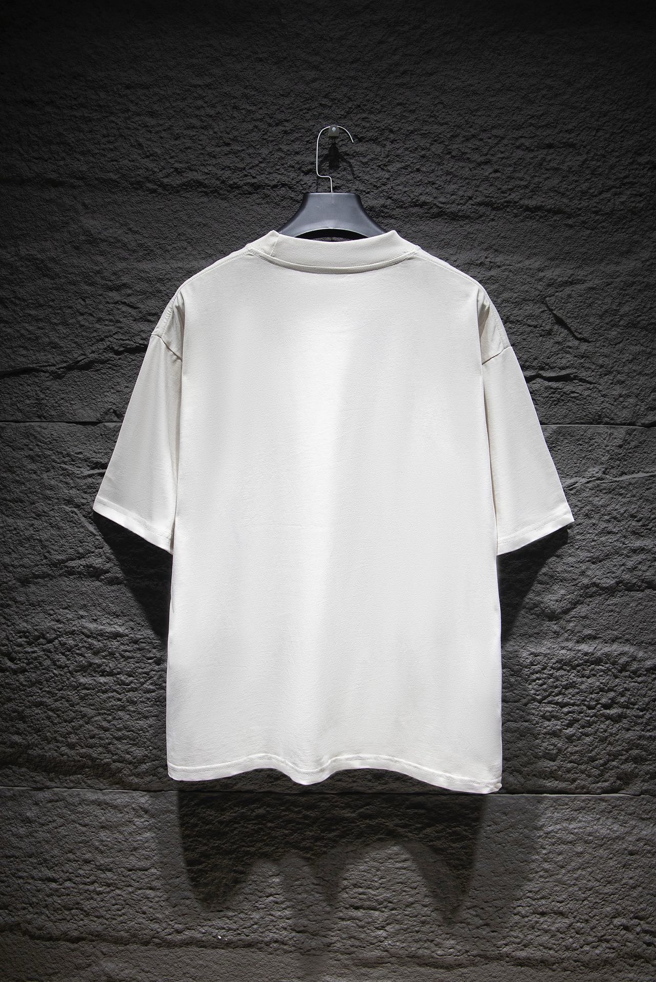 Balenciaga direct inkjet printing white tee