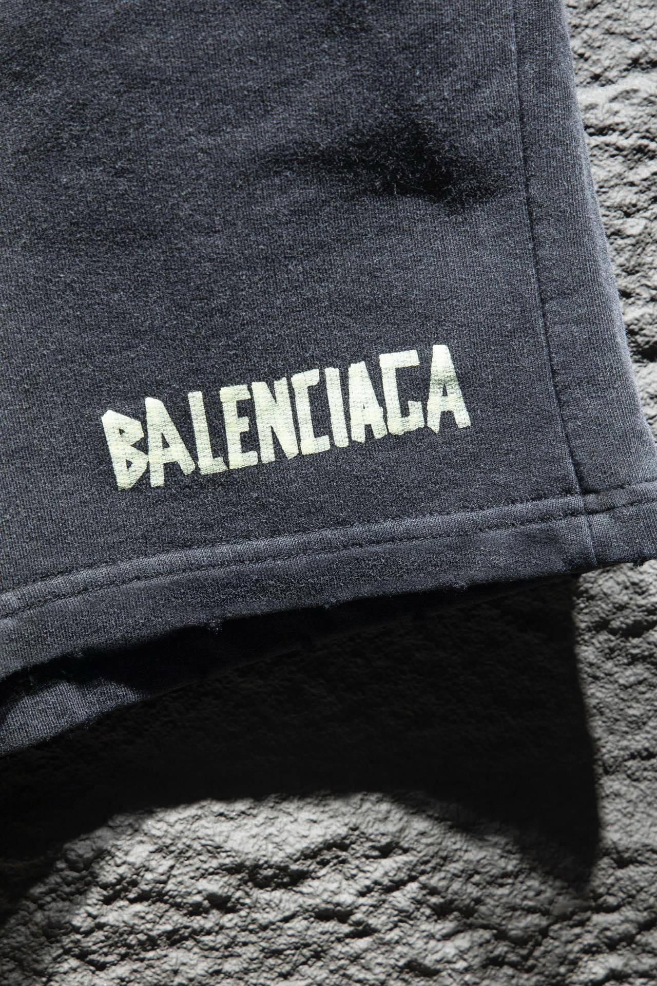 balenciaga adhesive tape shorts