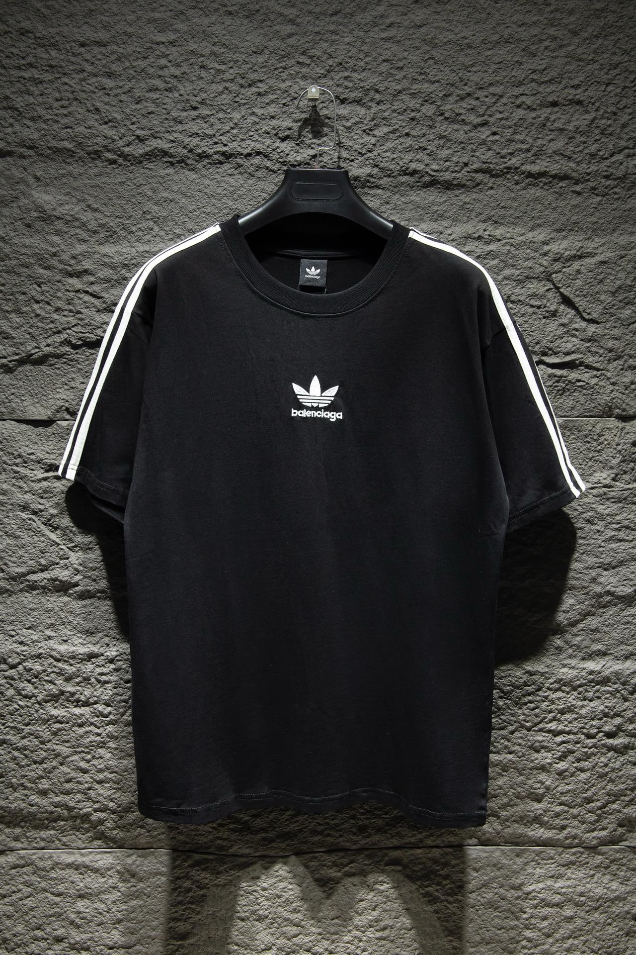 balenciaga x Adidas collaboration black tee