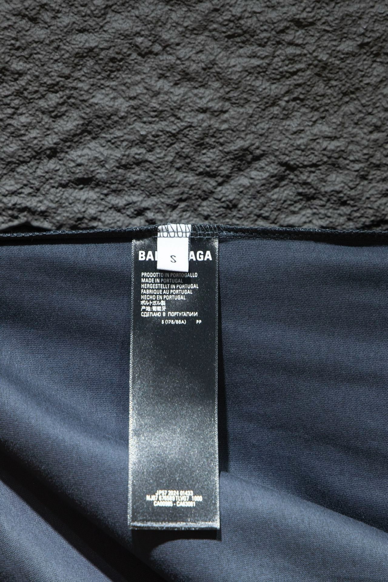 balenciaga direct inkjet printing tee