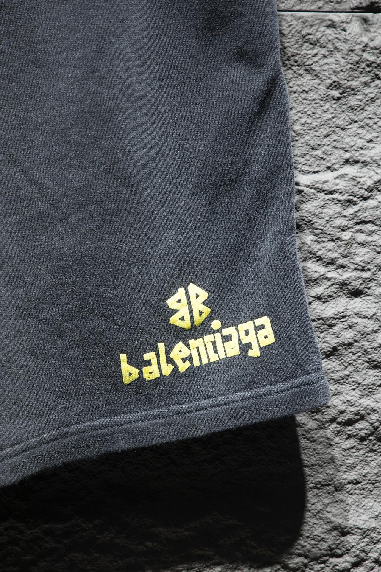 balenciaga adhesive tape shorts