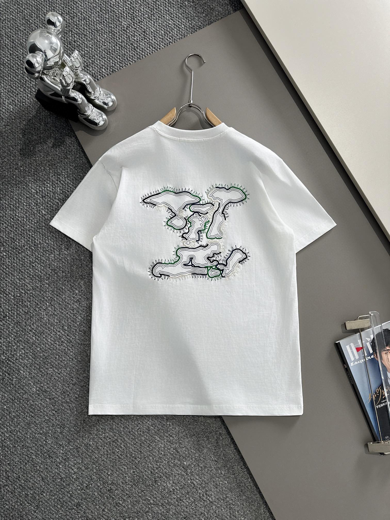 LV 2025 Embroidery Logo Tee 2 Colors