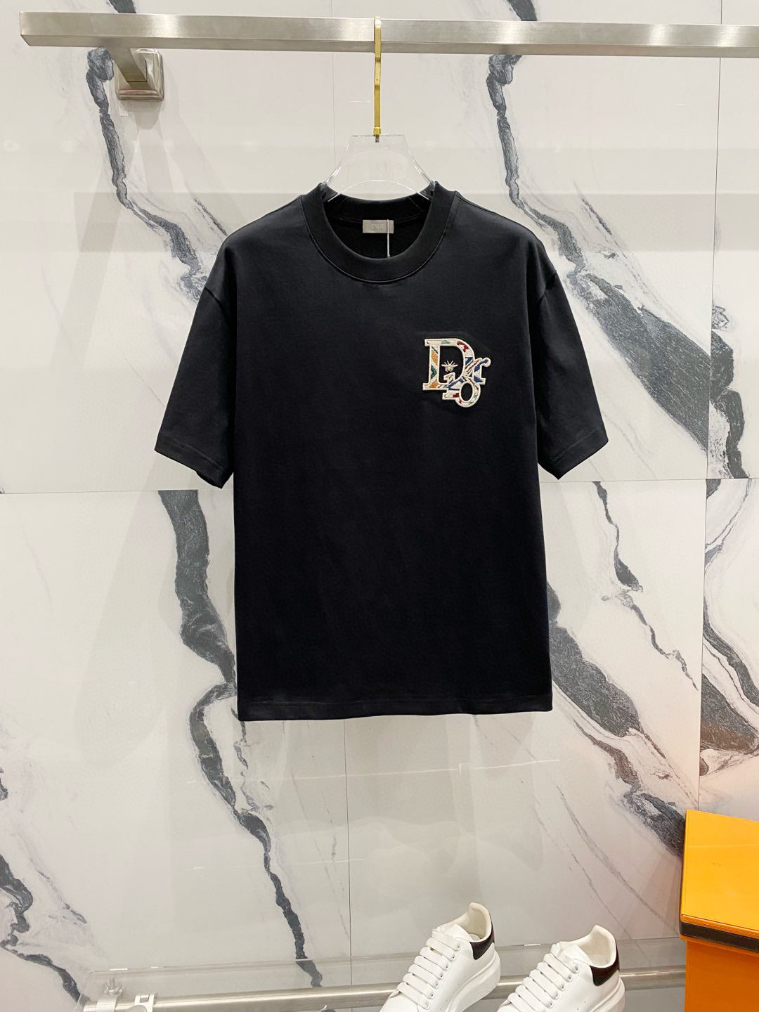 Dior Embroidery Logo Tee 2 Colors