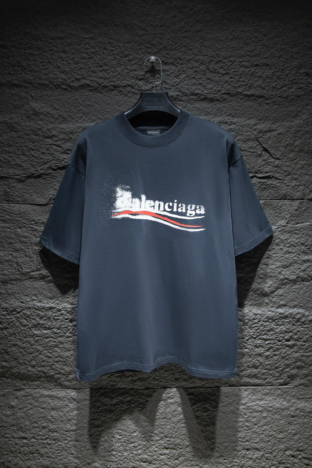 balenciaga direct inkjet printing tee