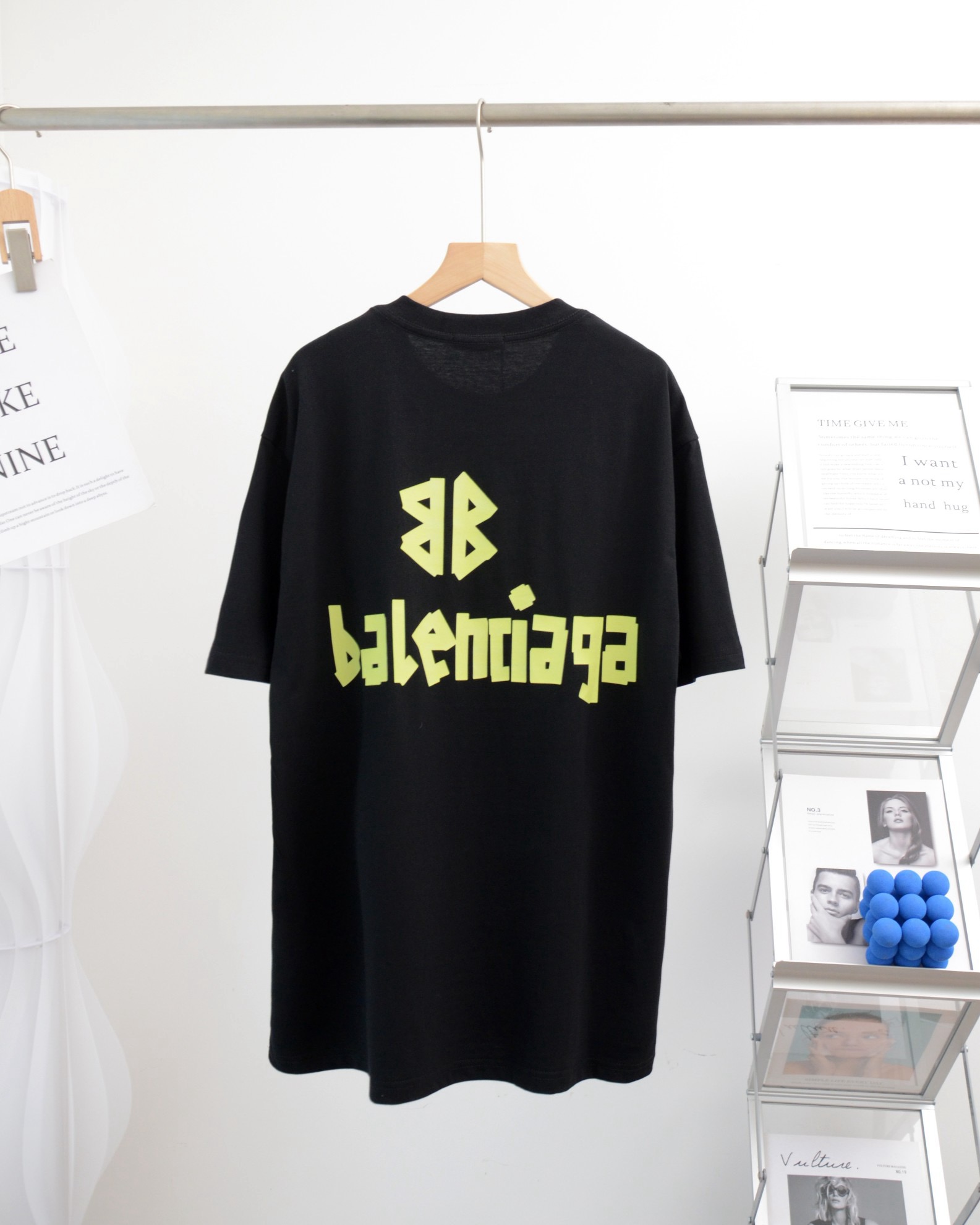 balenciaga adhesive tape black tee