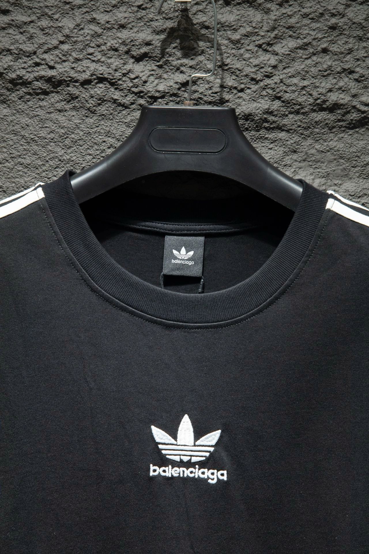 balenciaga x Adidas collaboration black tee