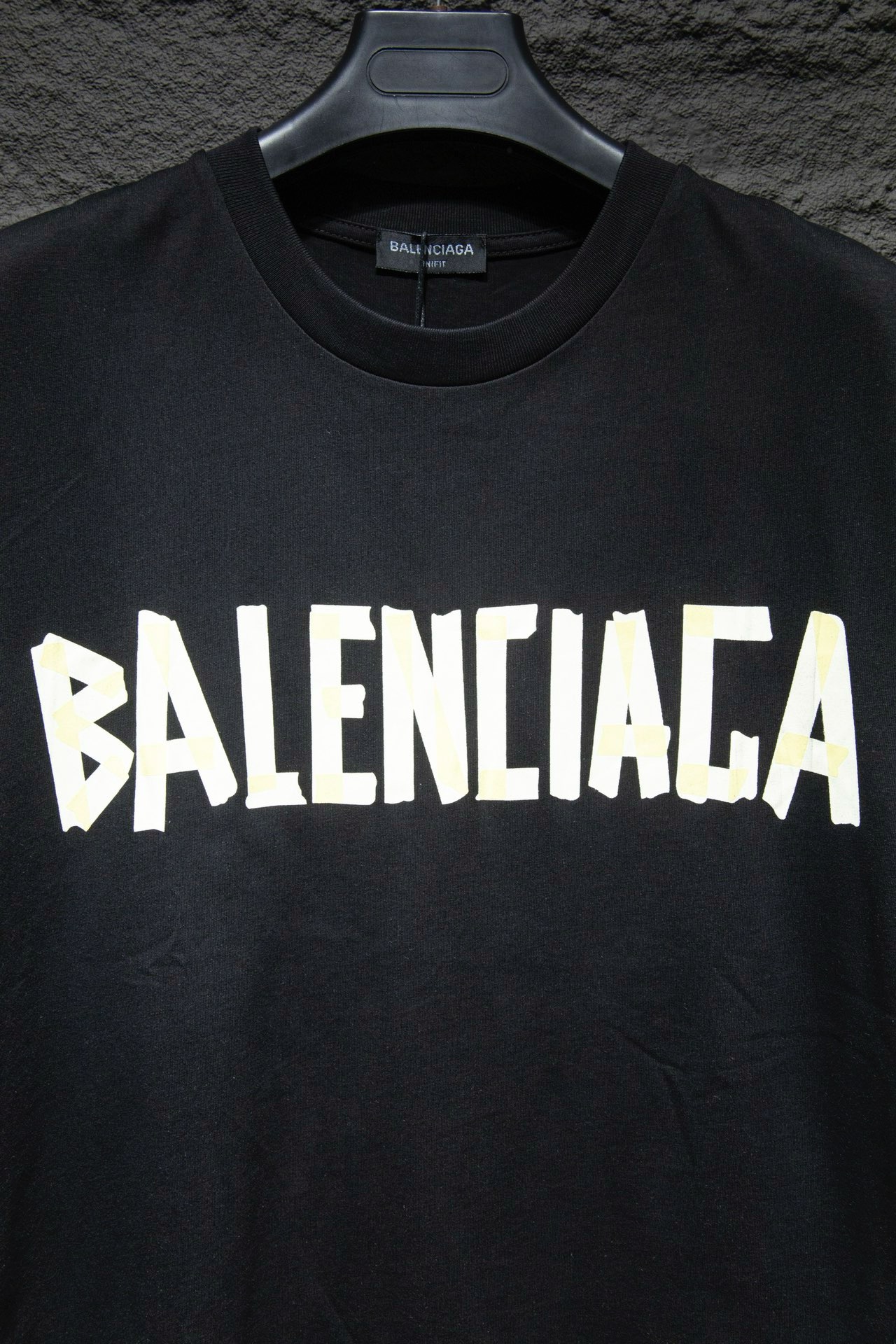 balenciaga adhesive tape black vest