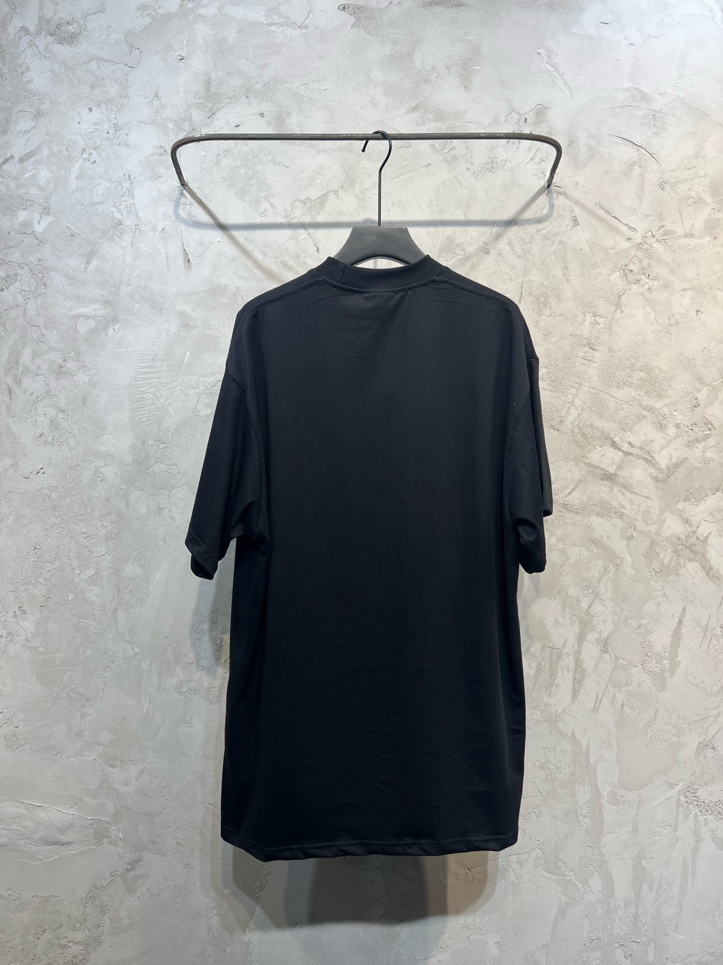 balenciaga passport black and white tee