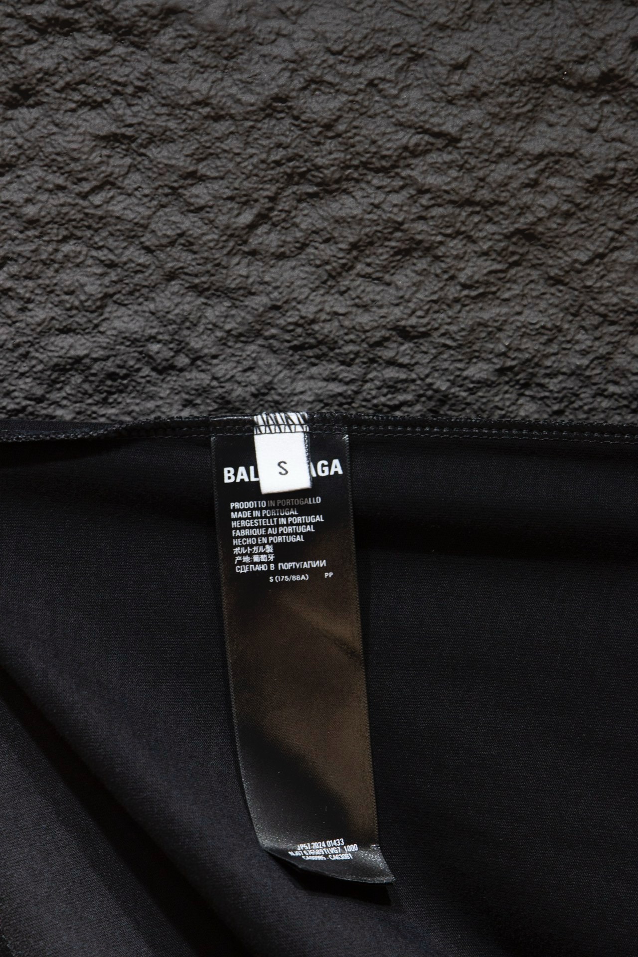 balenciaga adhesive tape black vest
