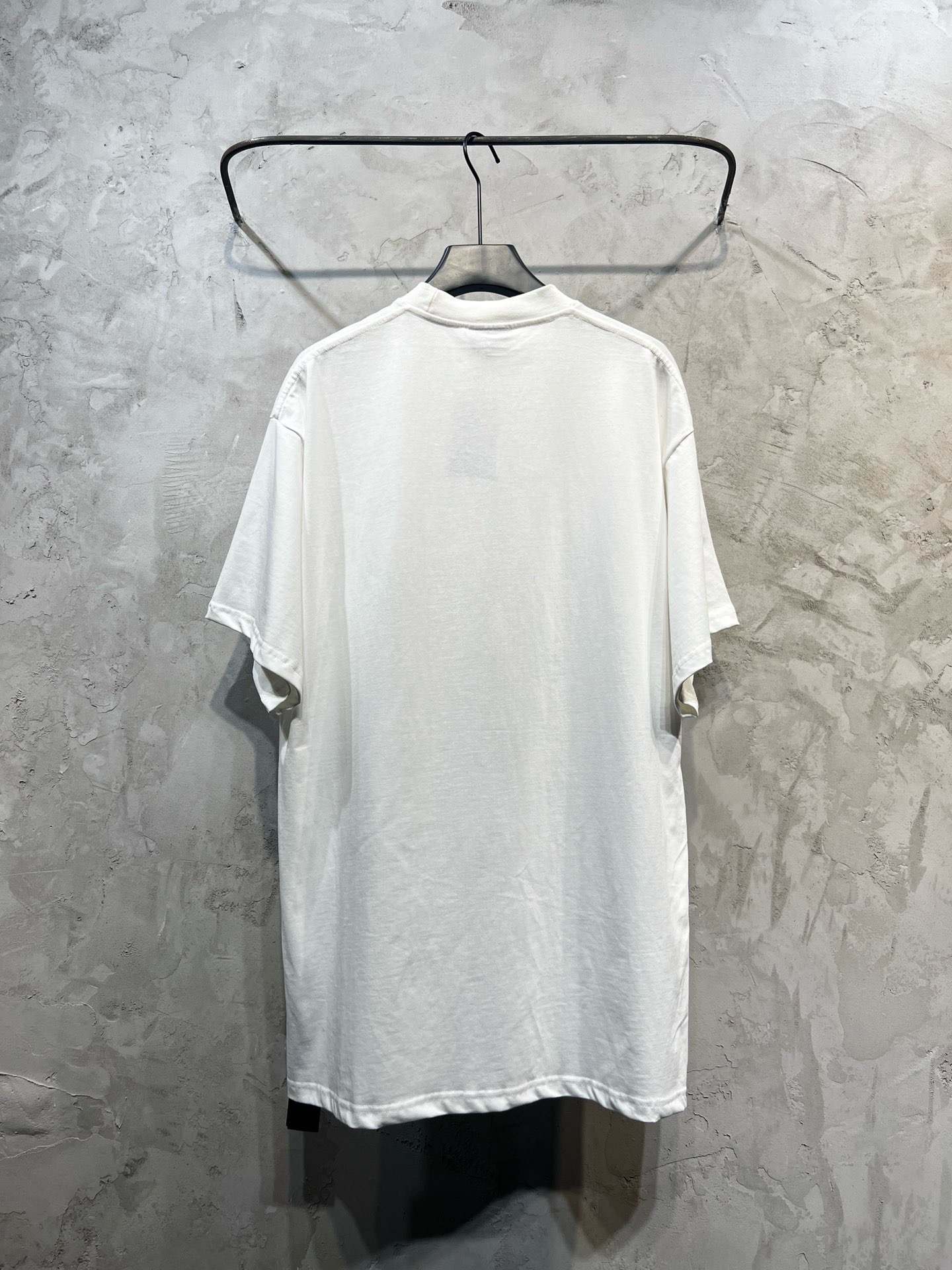 balenciaga passport black and white tee