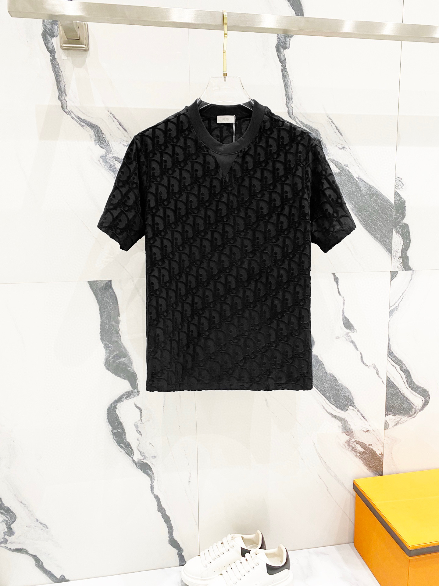 Dior Full flocking Logo Tee 2 Colors