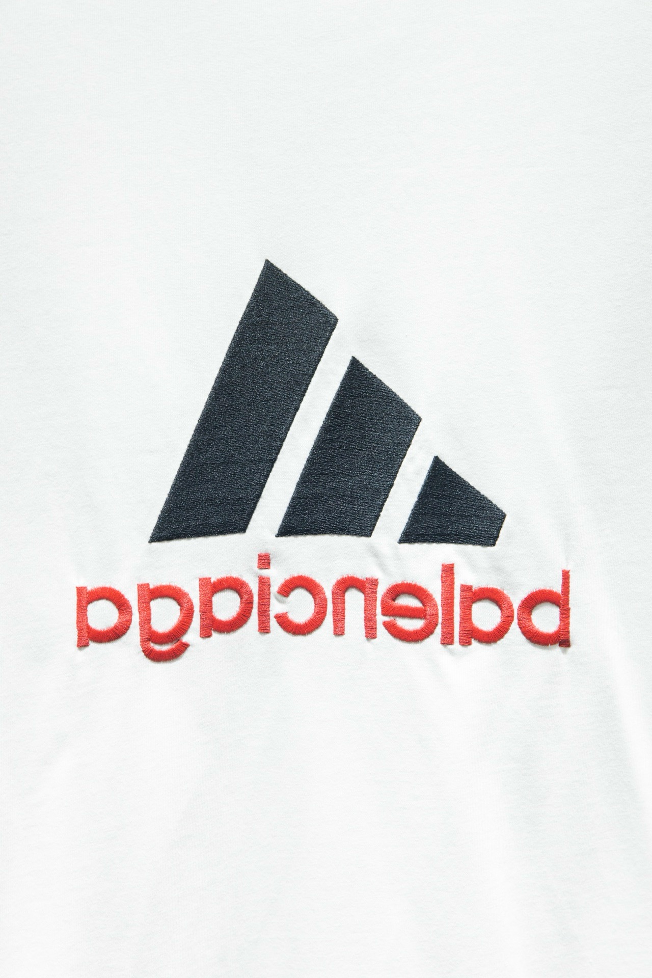 balenciaga x Adidas collaboration white tee