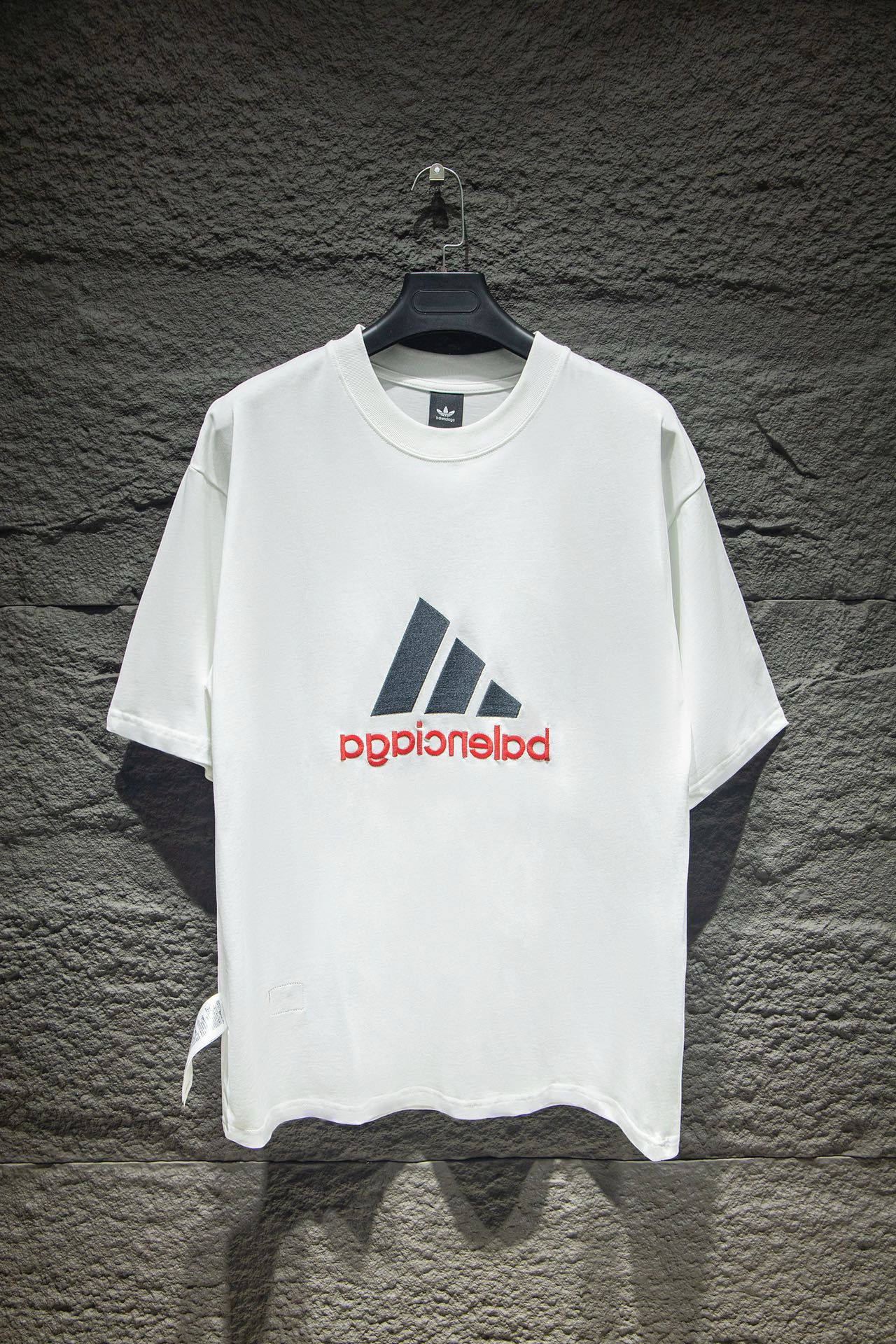 balenciaga x Adidas collaboration white tee