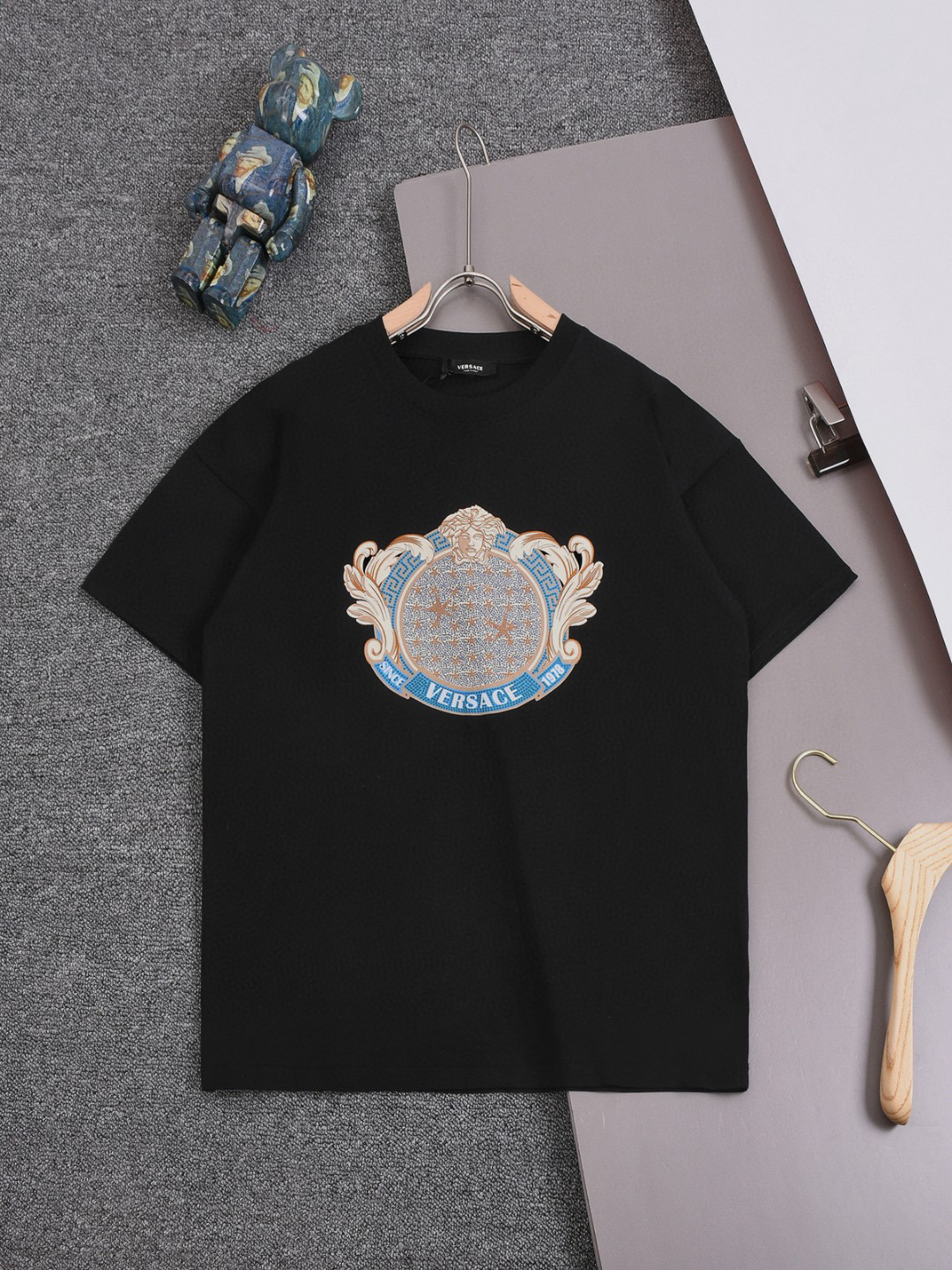 Versace Mirror Logo Print Tee 2 Colors