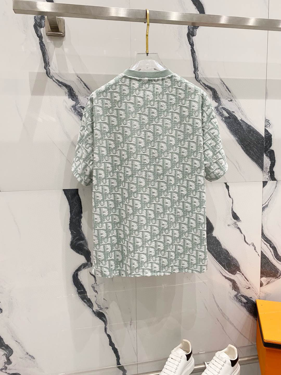 Dior Full Logo towel Material Tee 3 Colors