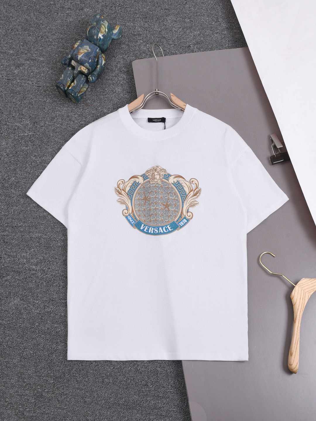 Versace Mirror Logo Print Tee 2 Colors