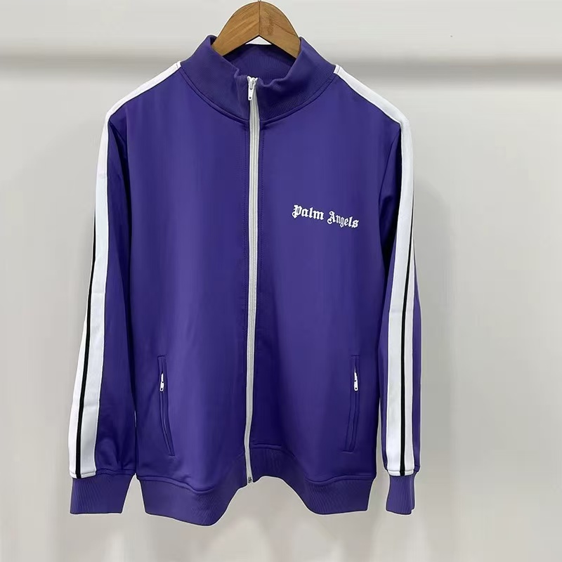 Side stripes casual sportwear long sleeved hoodie coat