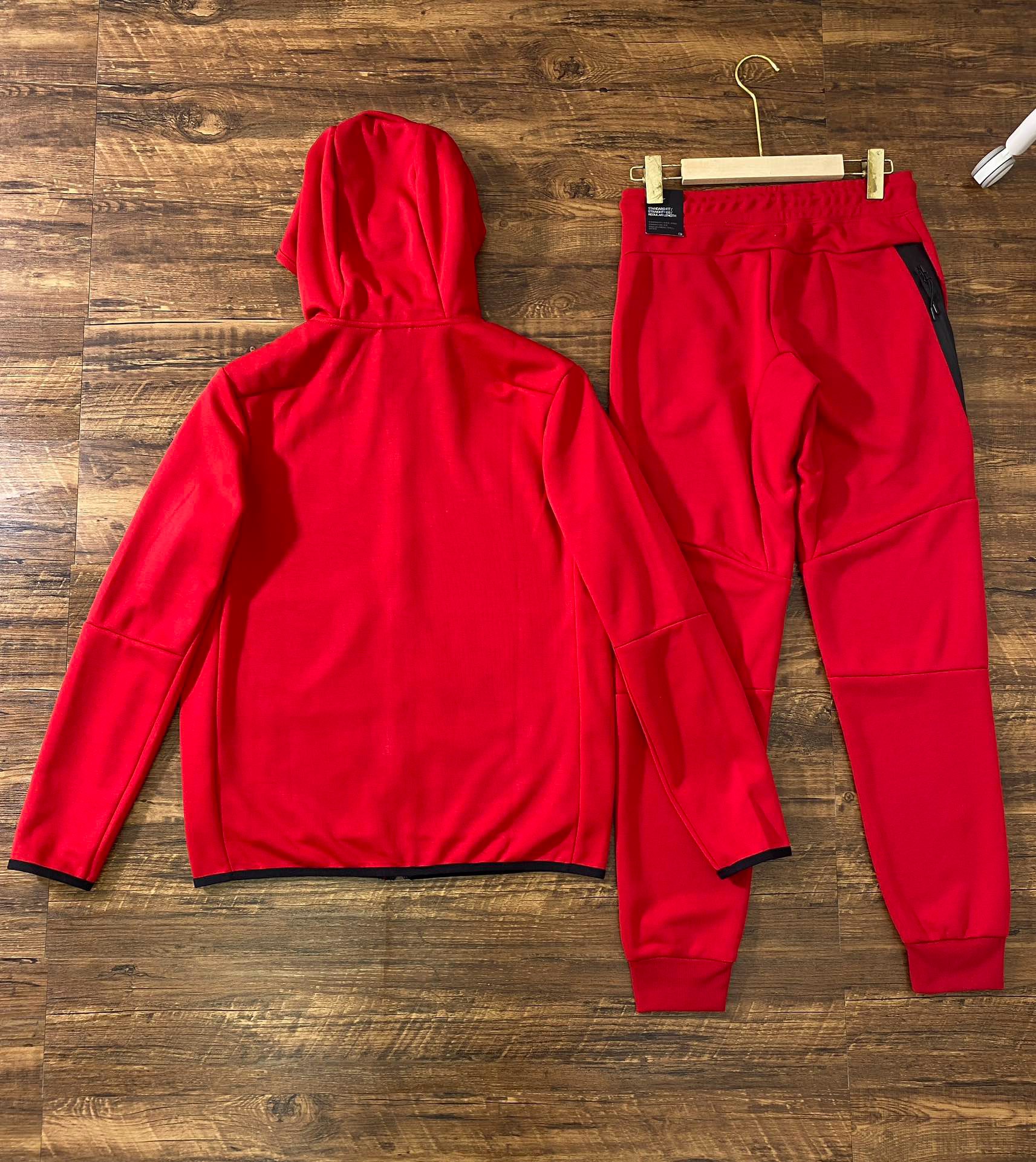 nike tech fleece all red a set