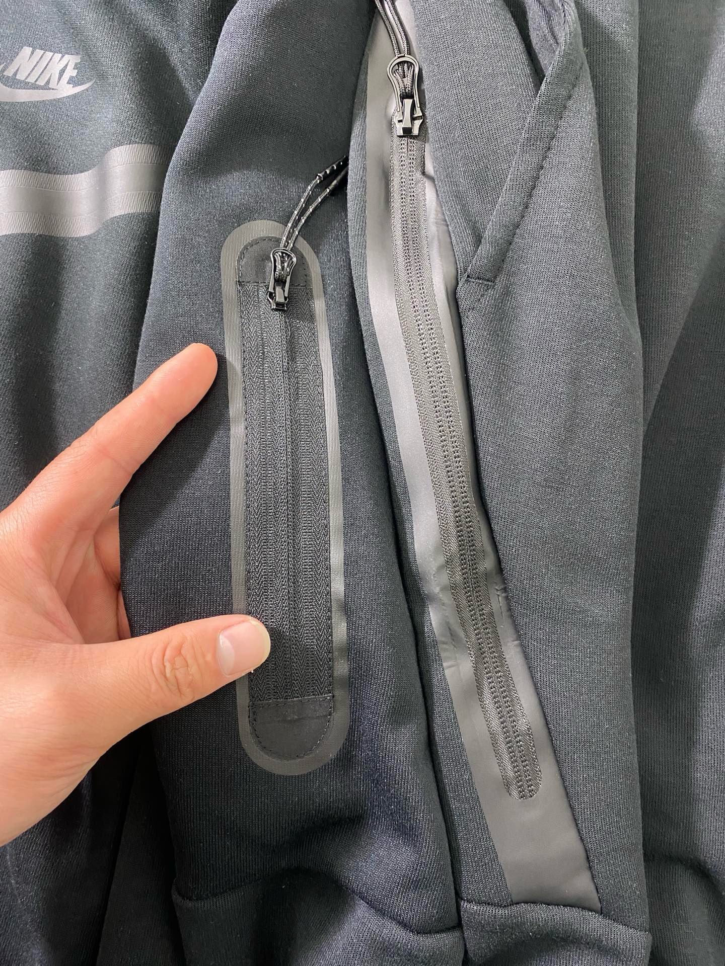 nike tech fleece all black a set