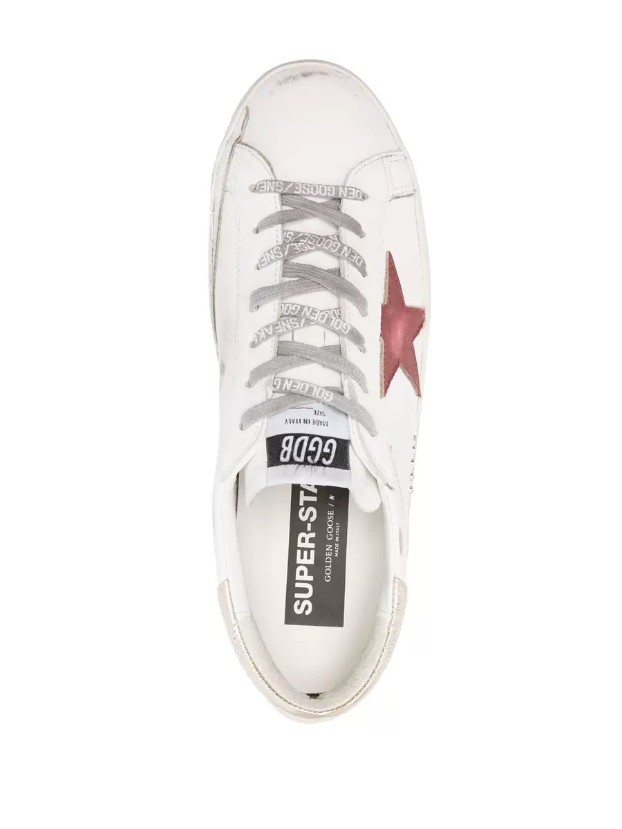 Golden Goose Red Star Making Old Shoes