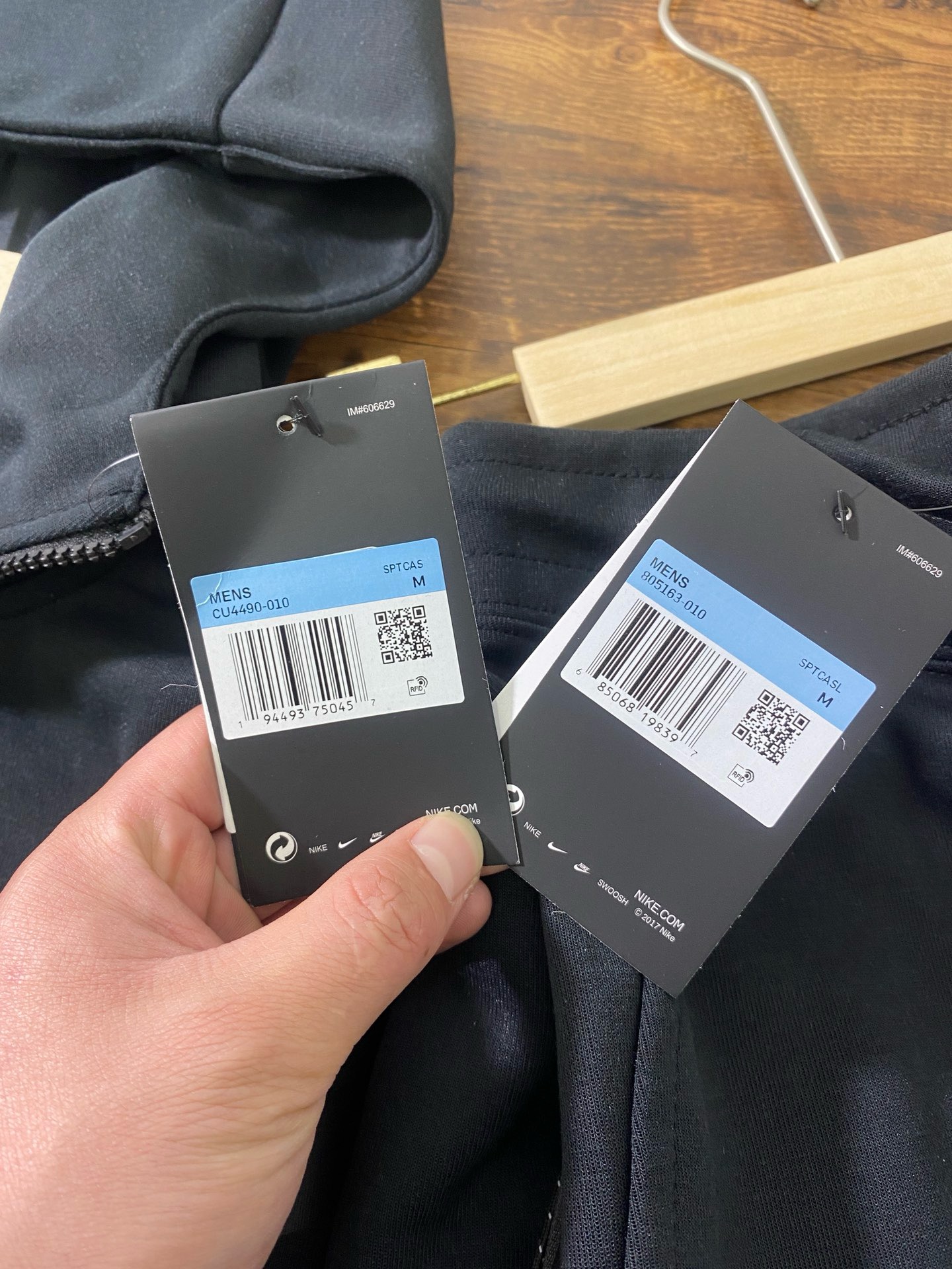 nike tech fleece all black a set