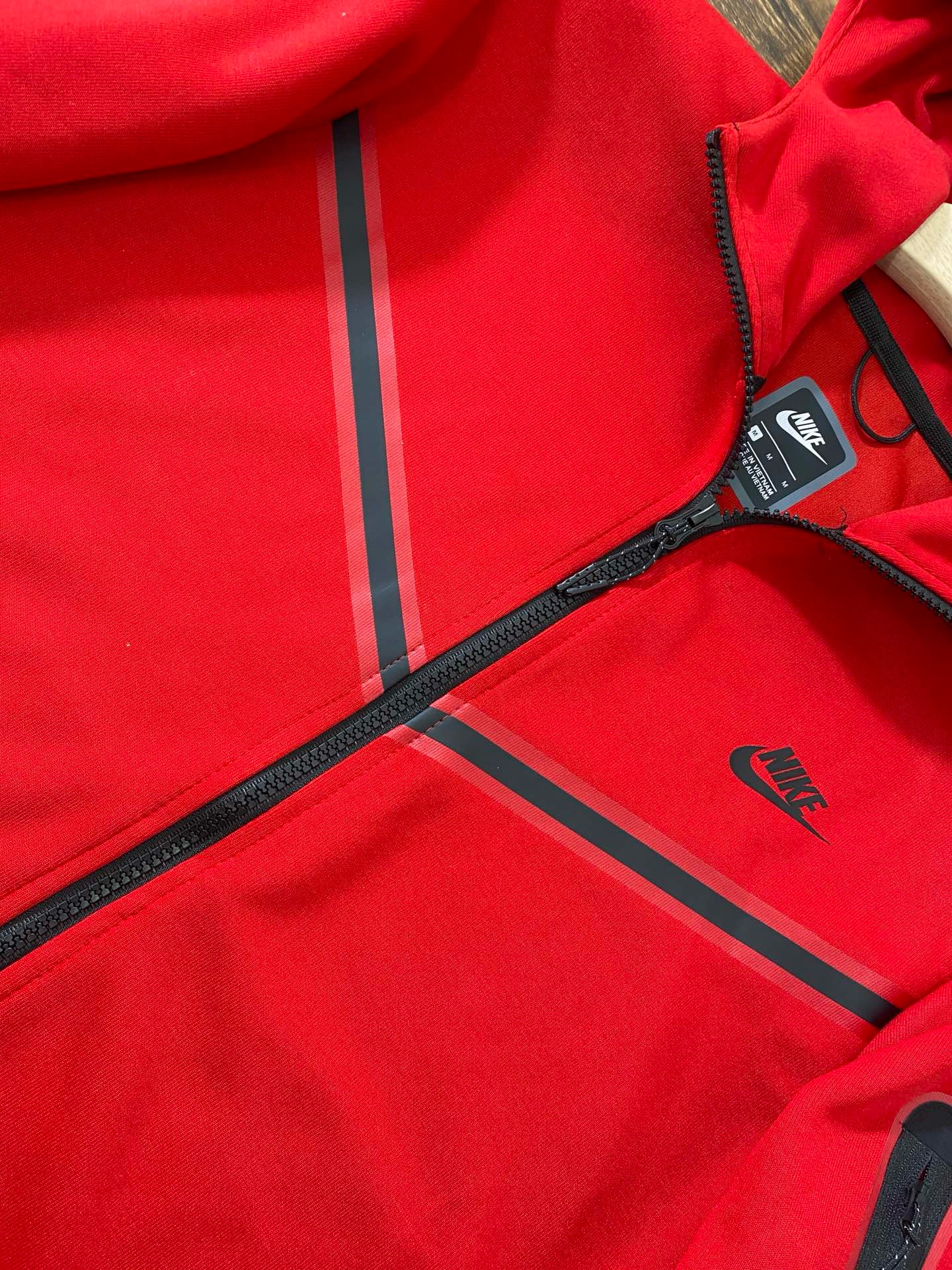 nike tech fleece all red a set