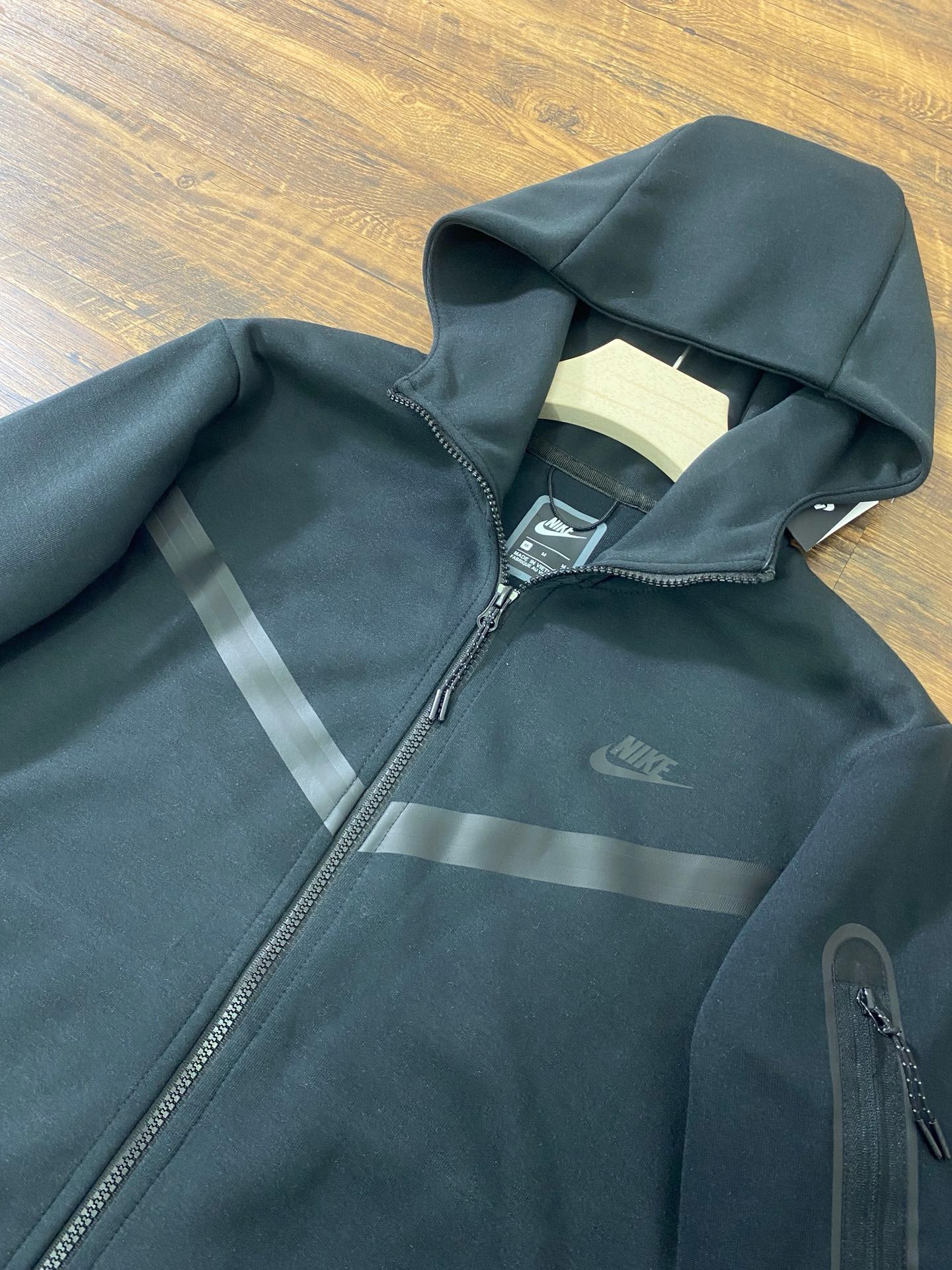 nike tech fleece all black a set