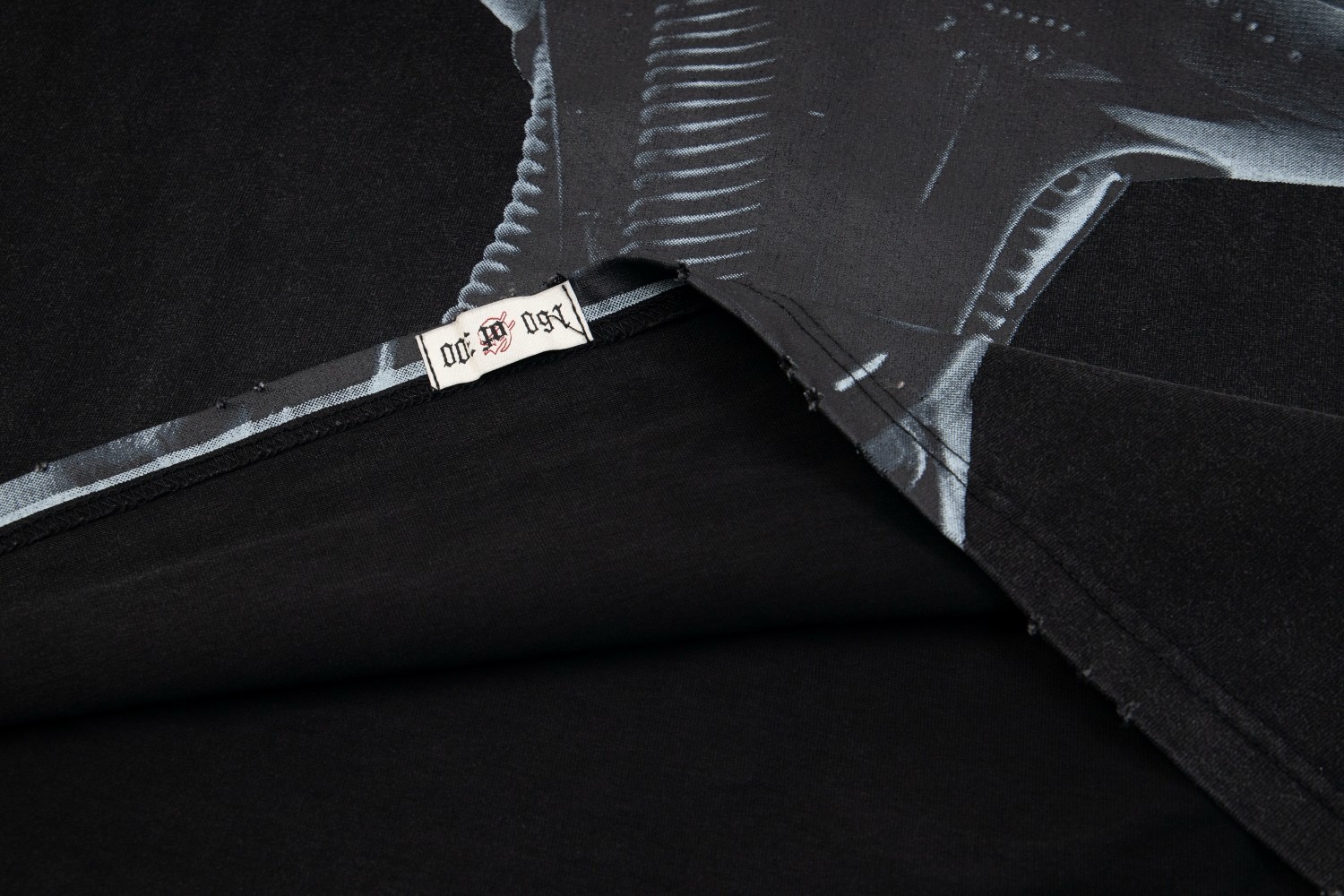 godspeed 25SS washed black and yellow letters tee