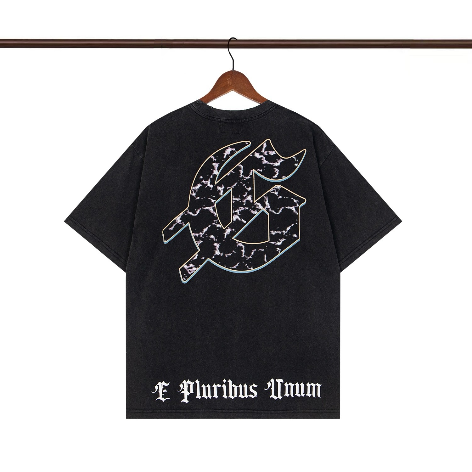 godspeed 25SS washed black tee