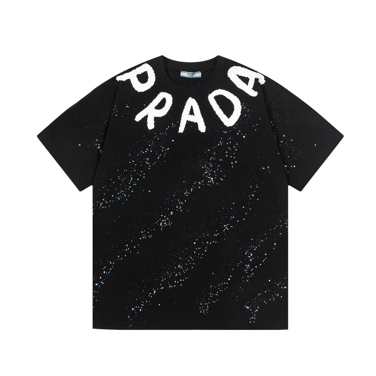 Prada star letter logo Tee