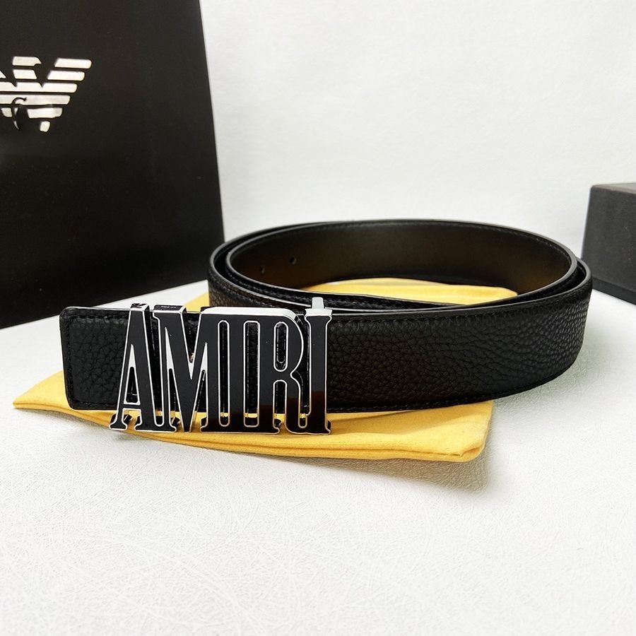 Amiri letters Logo Belt 4 Styles