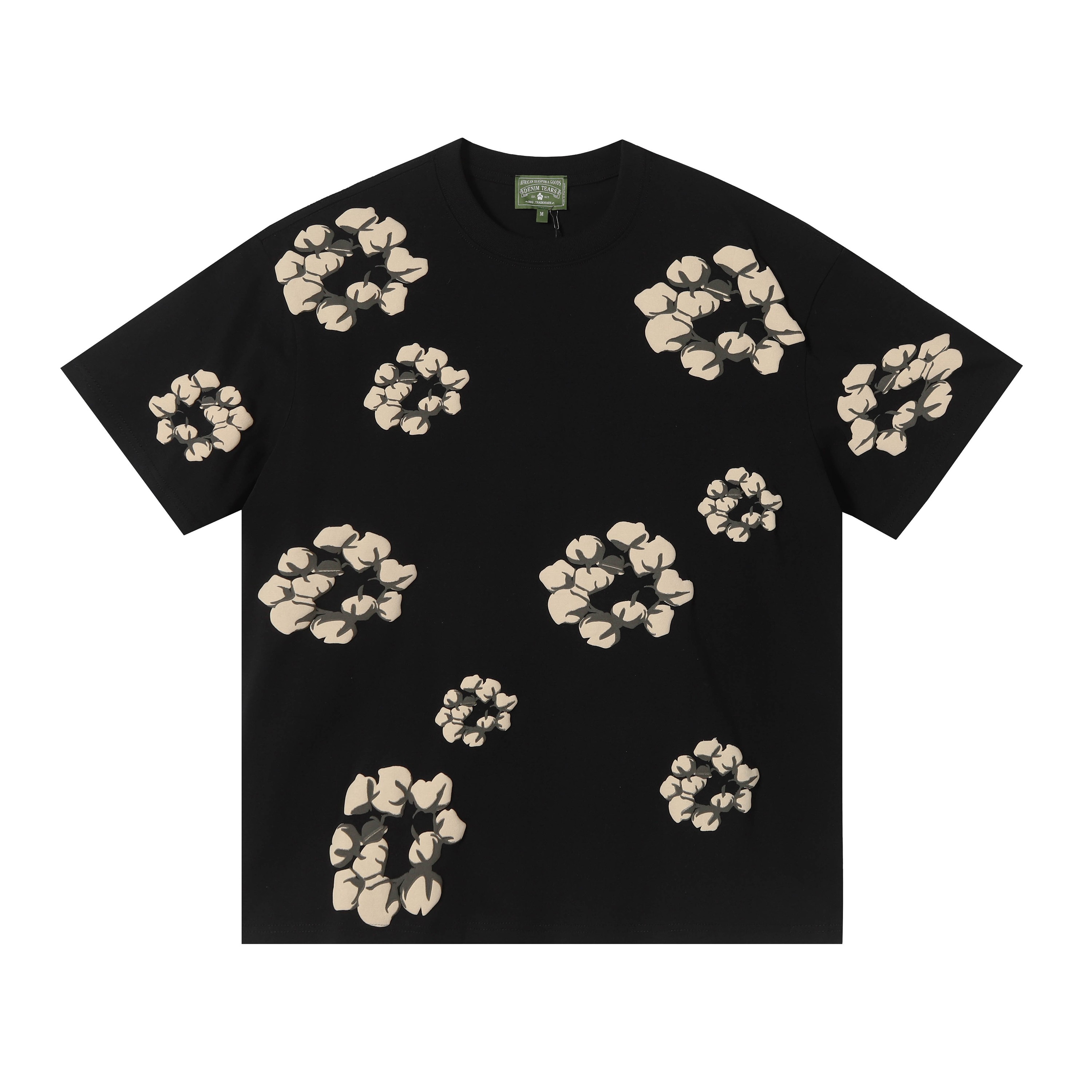 Denim Tear Cotton Flower Puffer Logo Tee 8 Colors