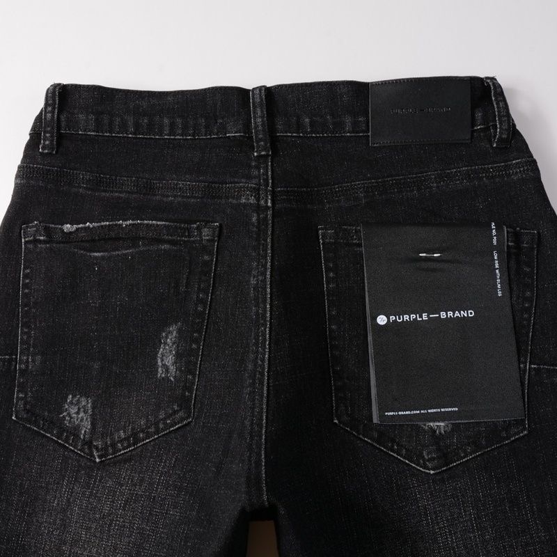 purple washed black high street shorts