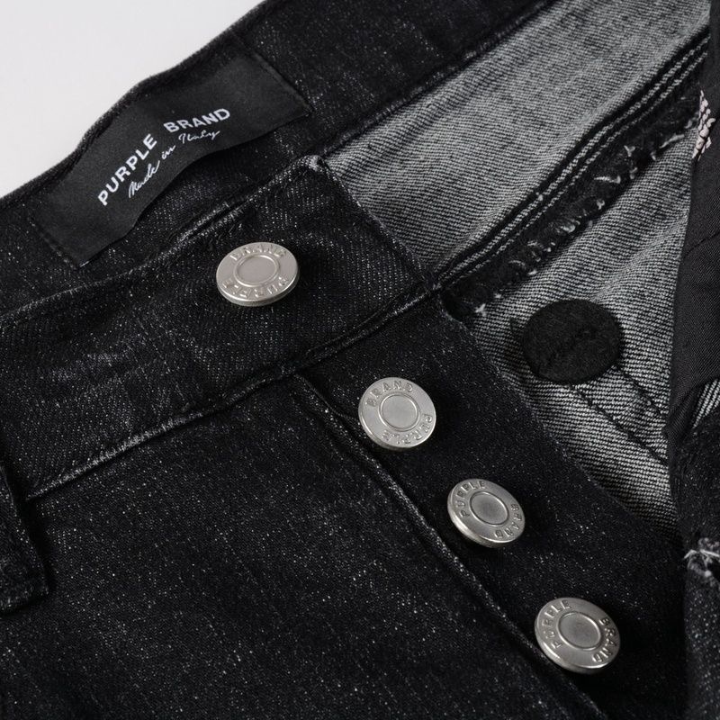 purple washed black high street shorts