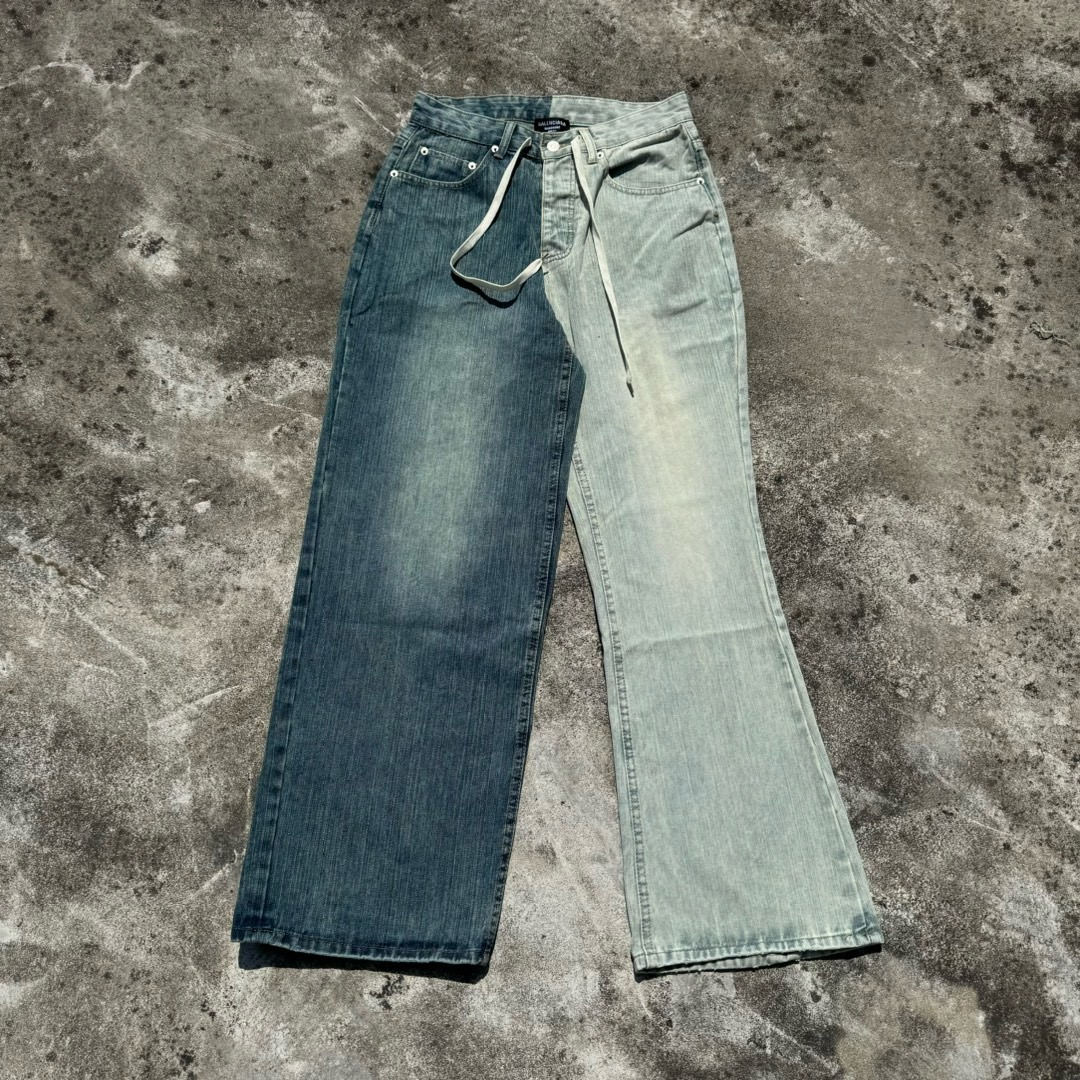 balenciaga composite design jeans