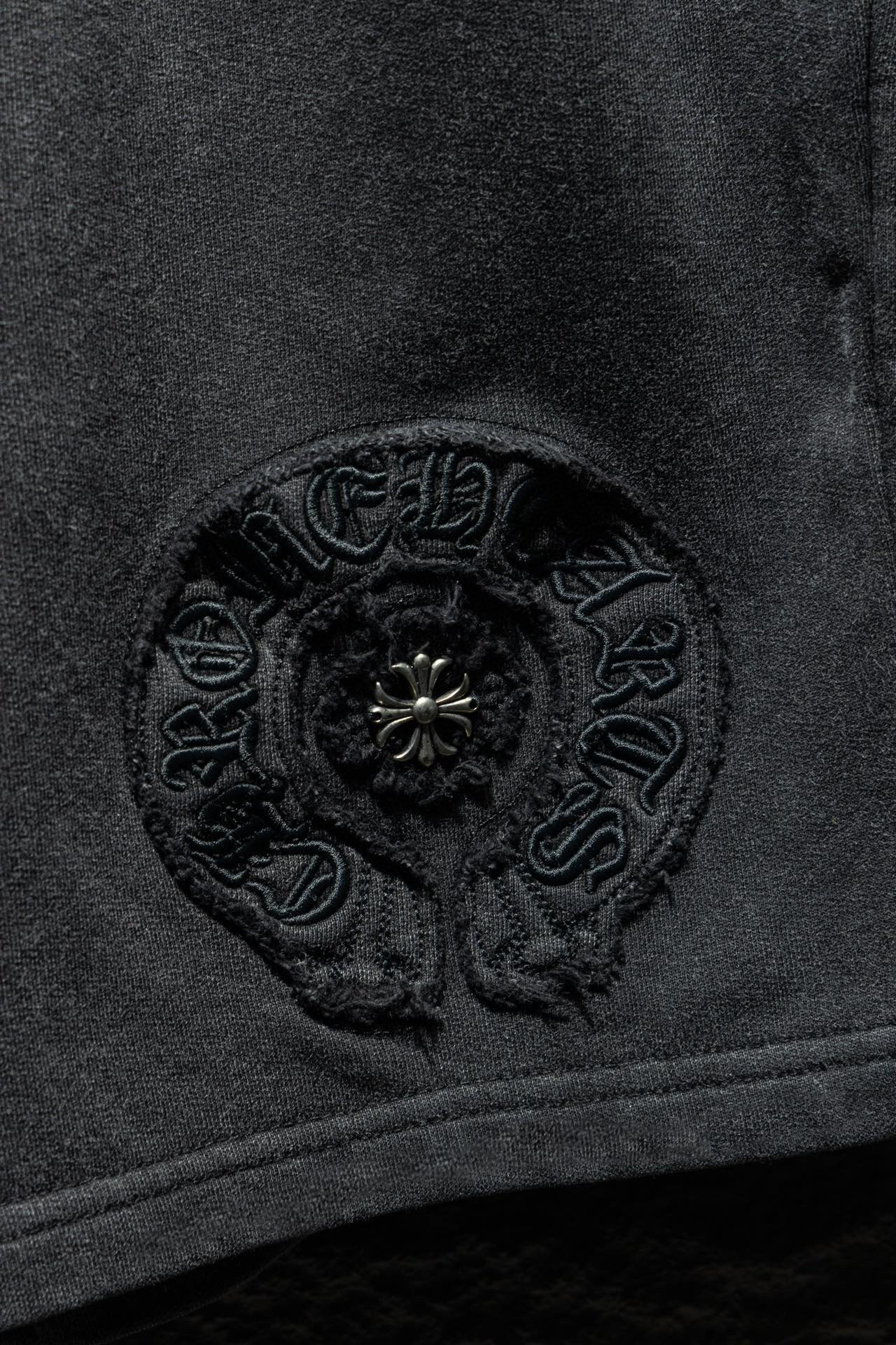 Chrome Heart Applique Logo Shorts