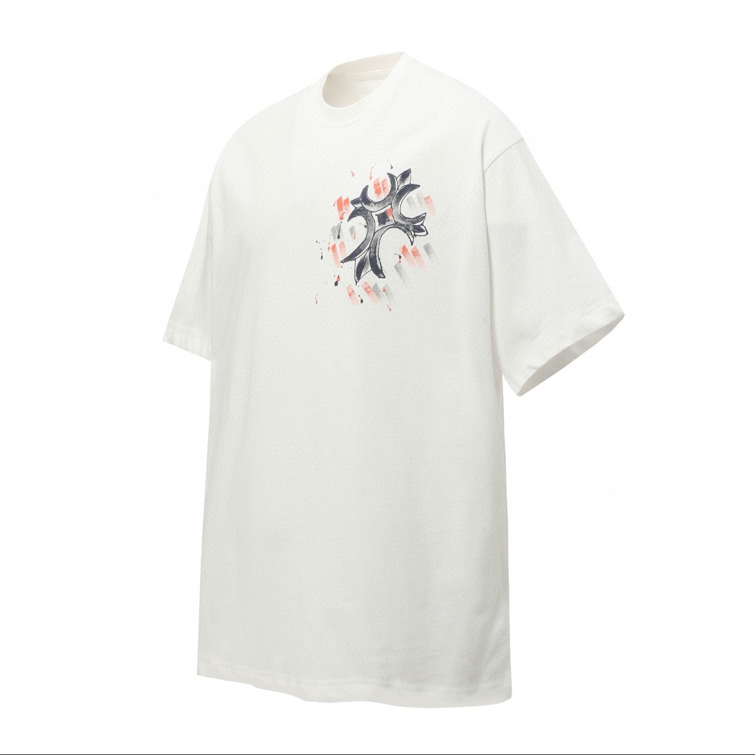 Chrome Hearts Hand drawn printing Logo Tee