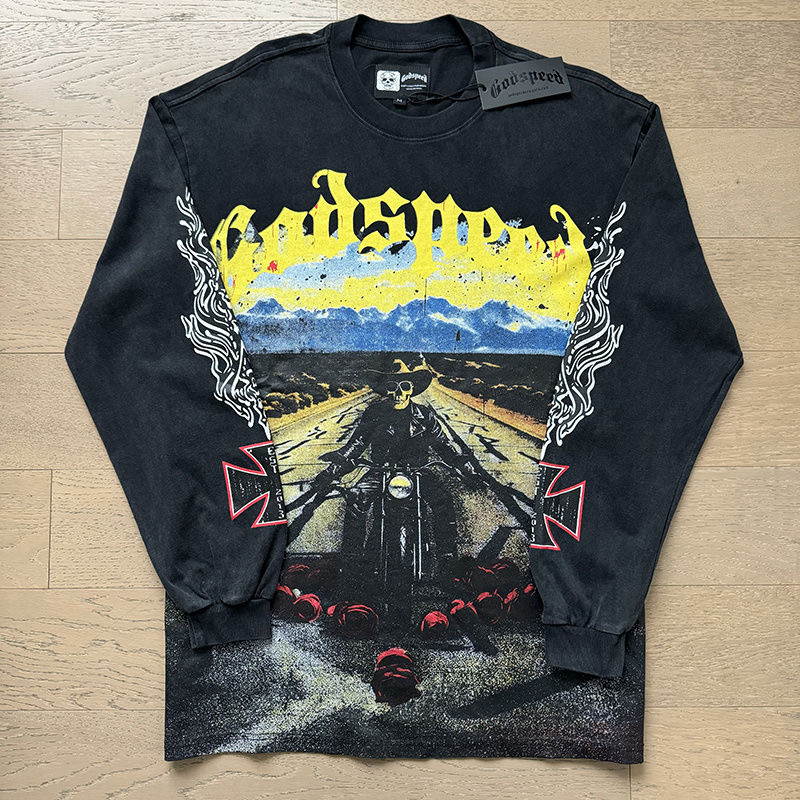 Godspeed Motorcycle Rose Longsleeve 2 Colors