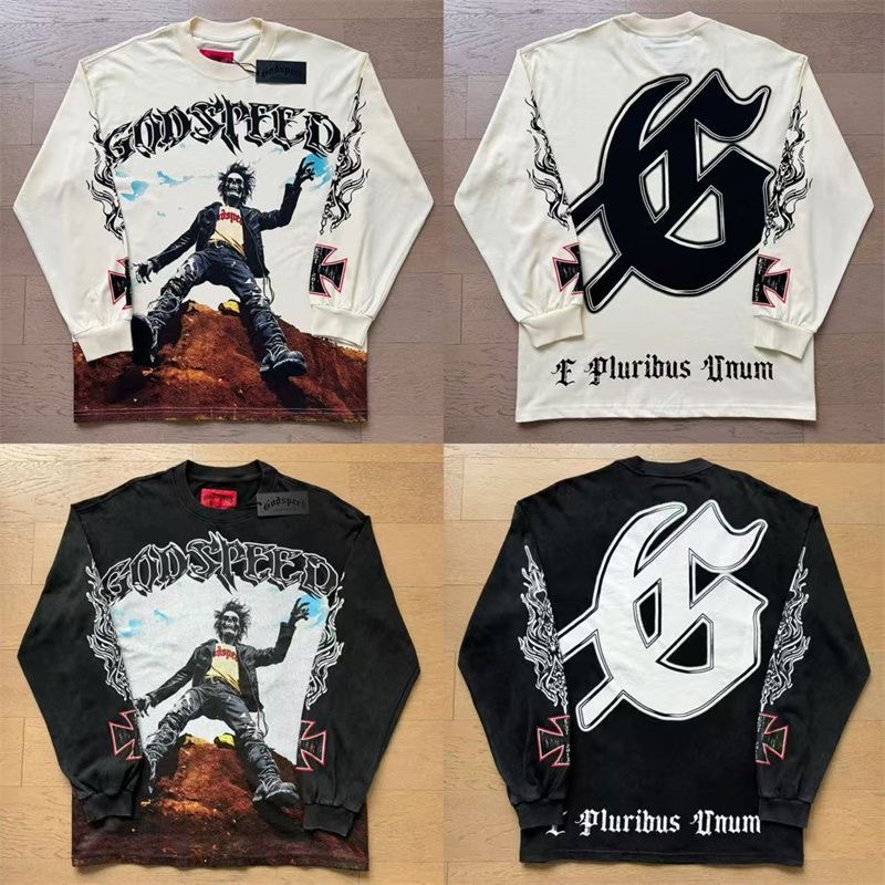 Godspeed Skull Man Longsleeve 2 Colors