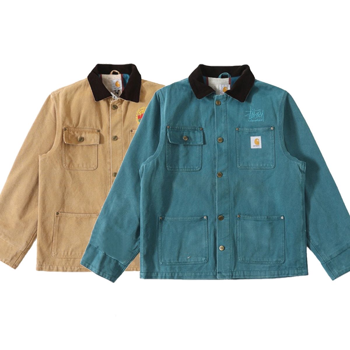 Stussy & Carhartt Jacket 2 Colors