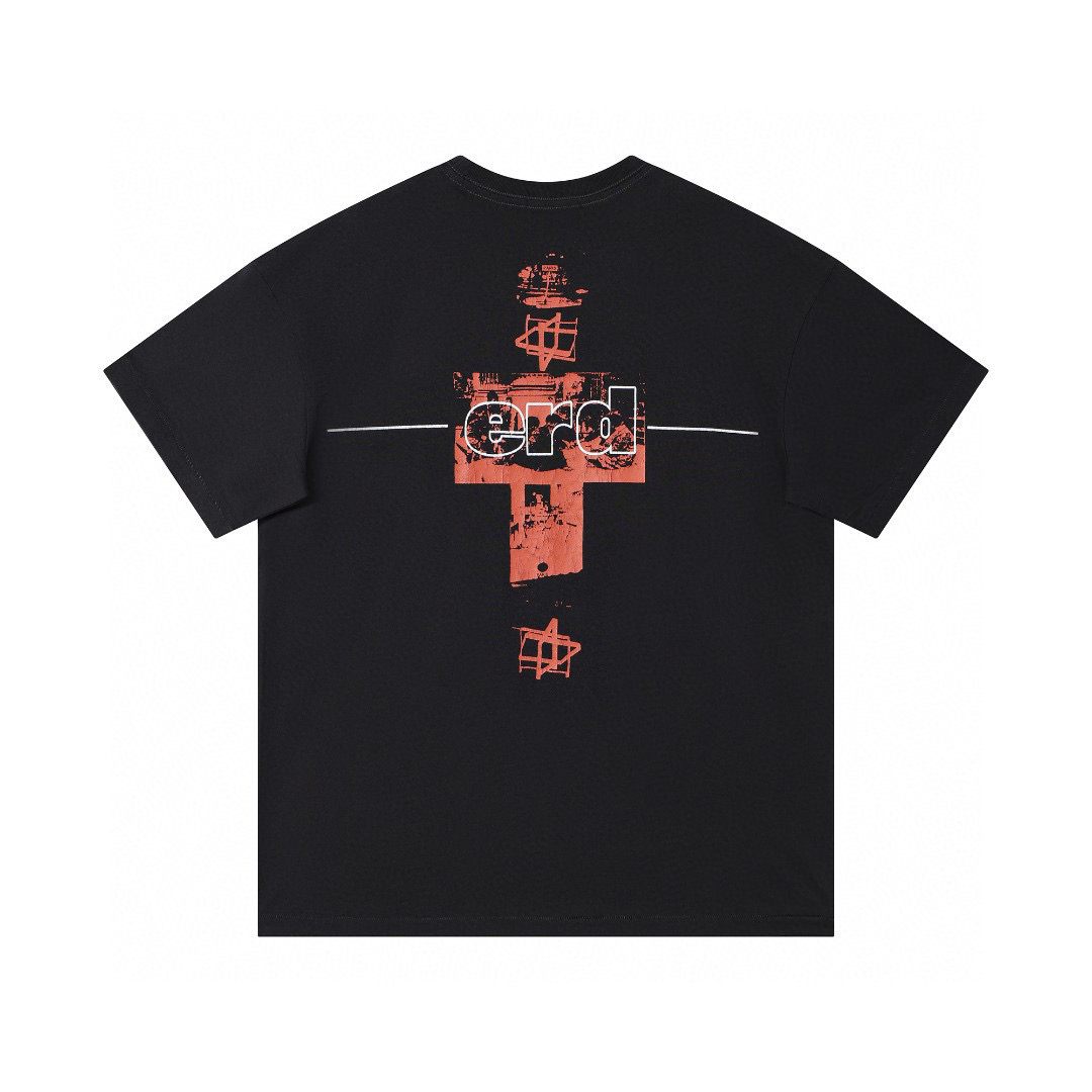 Enfants Riches Déprimés Crack Print Tee Black