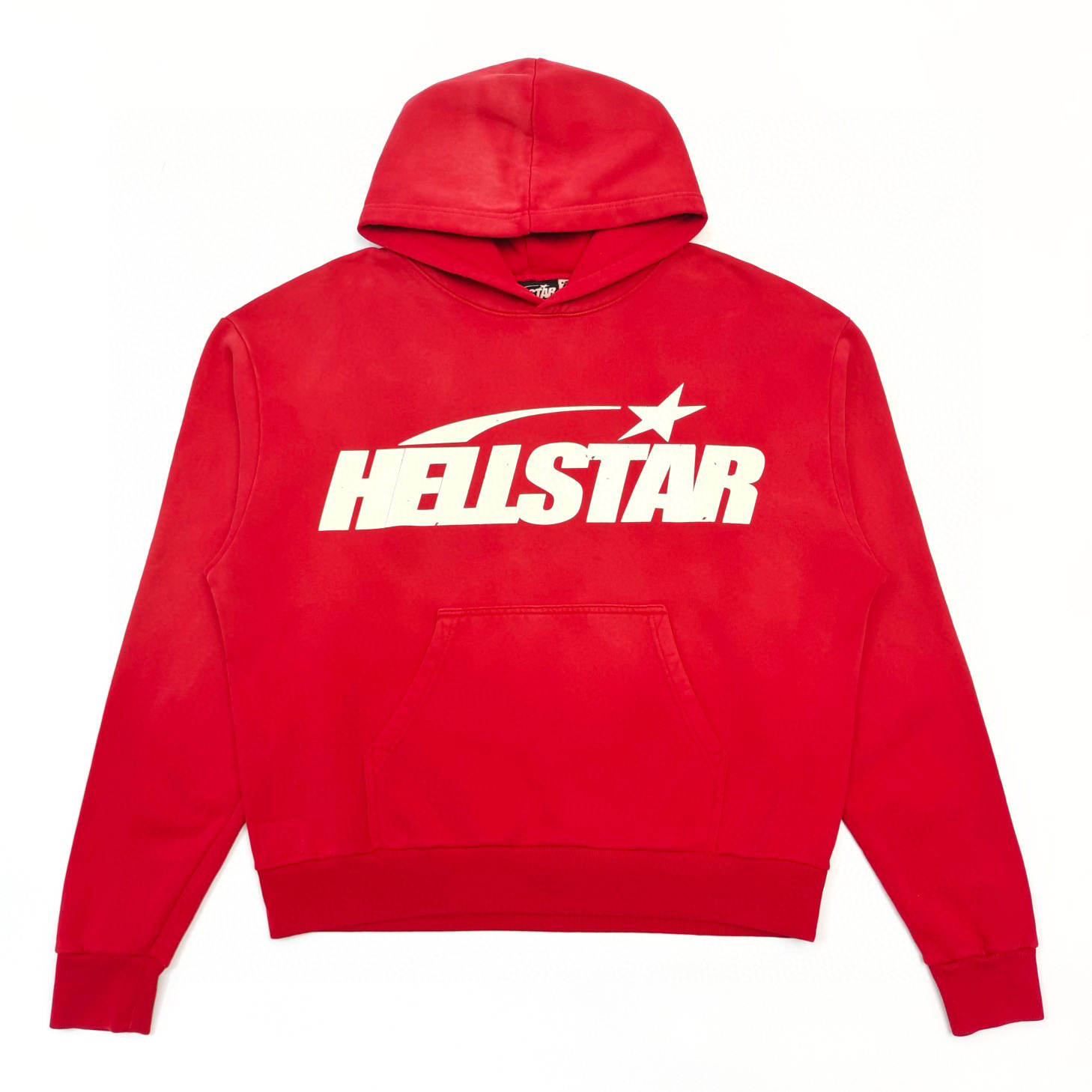 1:1 Best Quality Hellstar Classic Logo Hoodie Red Color