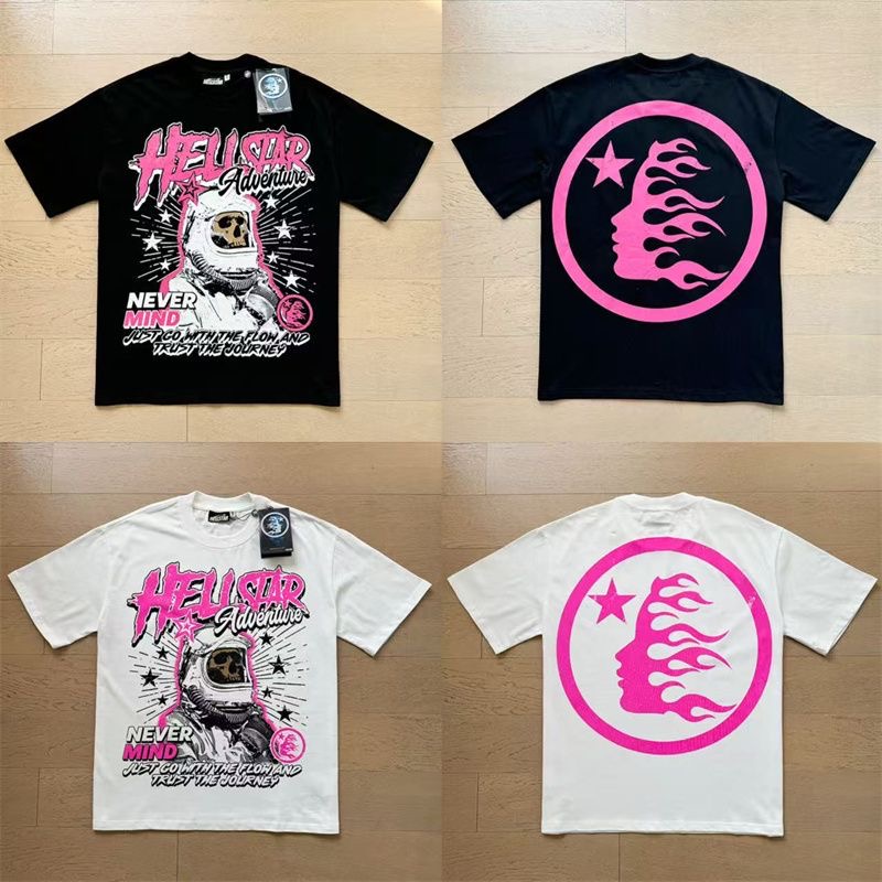Hellstar Pink Logo Skull Tee 2 Colors