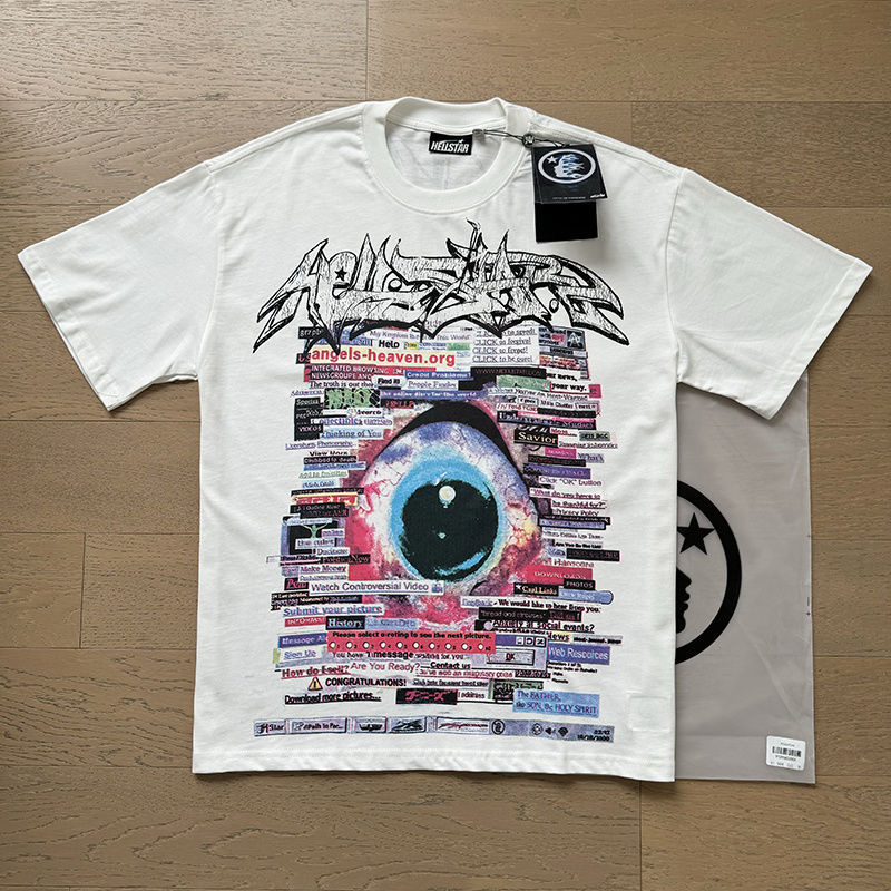 Hellstar Big Eyes Tee White Color
