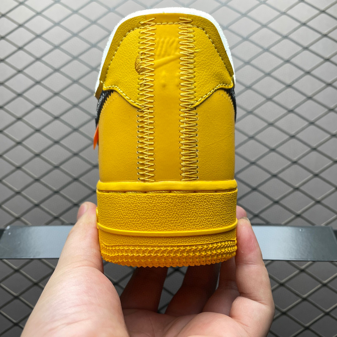 Off White & Air Force 1 Lemonade Shoes Yellow
