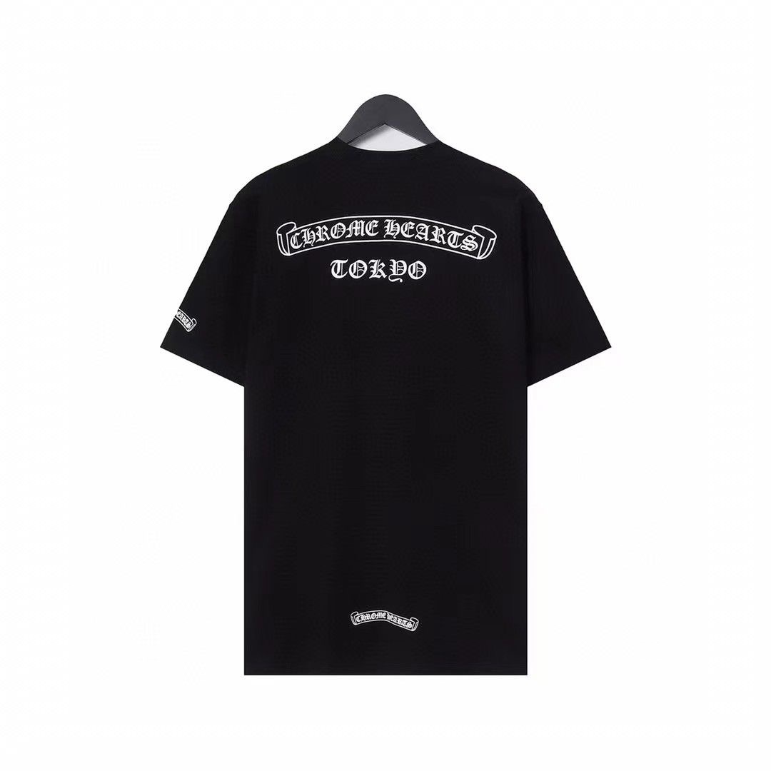 CH new style street cross letter pure cotton tees